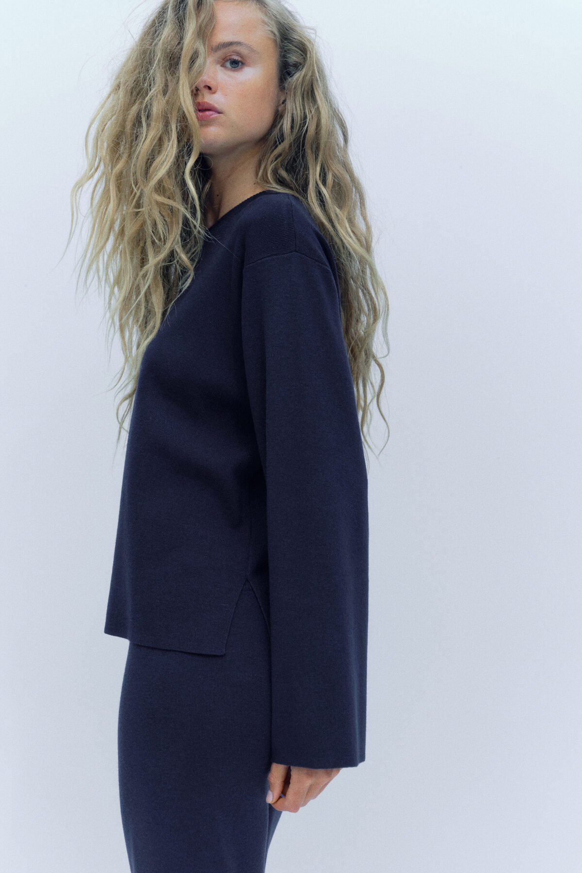 H&M Oversize İnce Triko Kazak