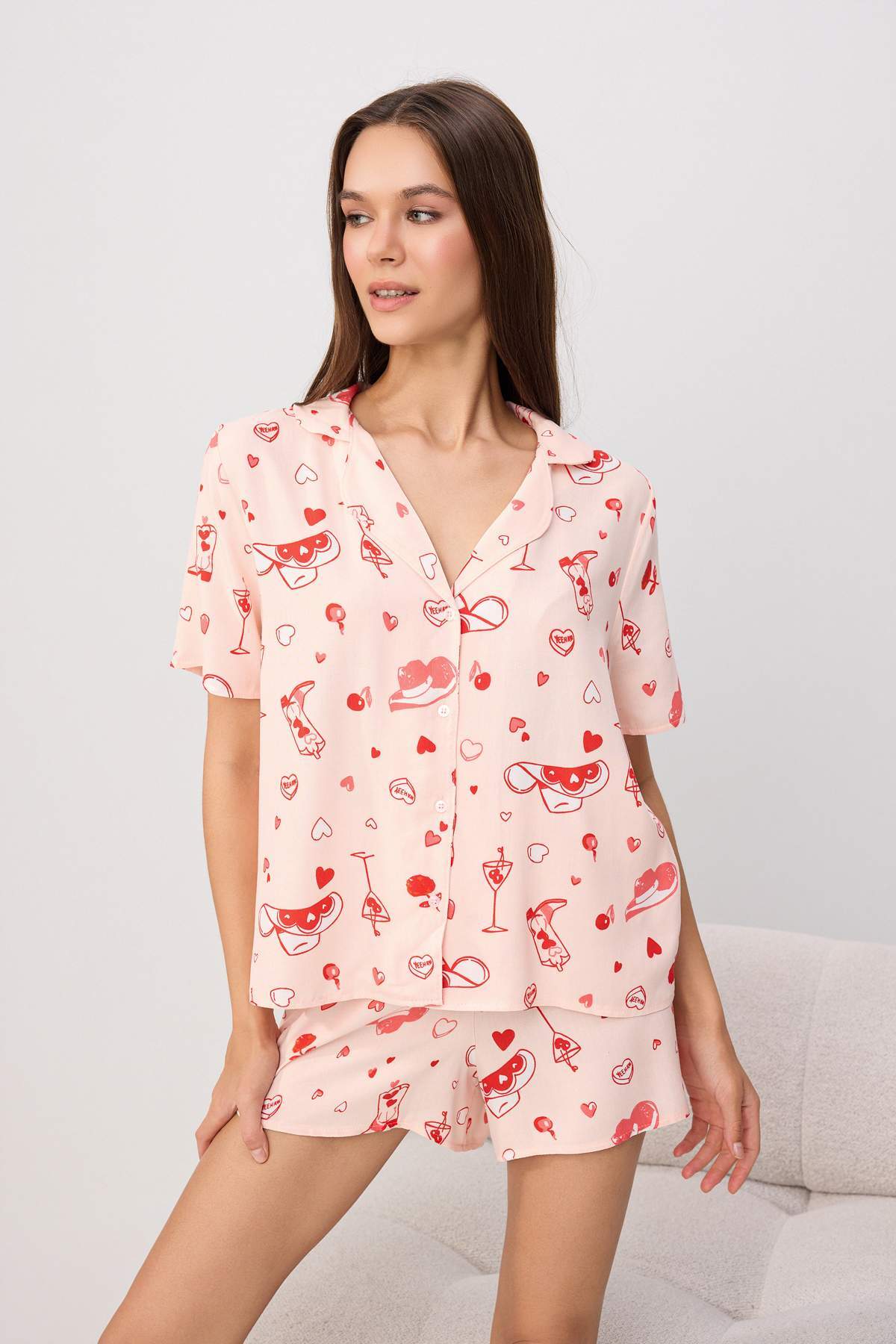 Trendyolmilla Çok Renkli More Sustainable Dokuma Pijama Takımı THMSS26PT00247