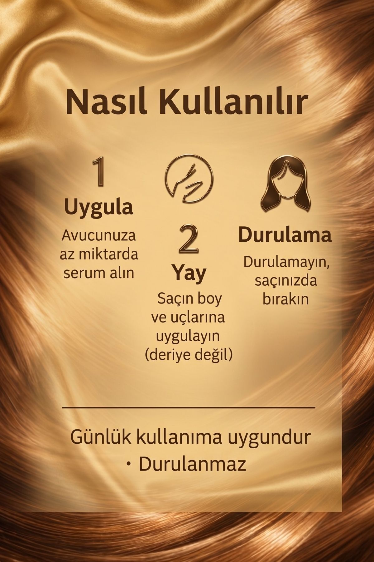 Argan Keratin Saç Bakım Serumu – 100 ml / Yıpranmış Saçlar İçin Onarıcı Etki ve Parlaklık — Dvq 021 — تصویر 5 از 5