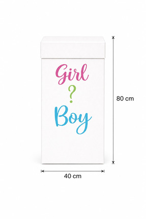 YUŞA PACK BEBEK CİNSİYETİ BELİRLEME KUTUSU 40x40x80 CM
