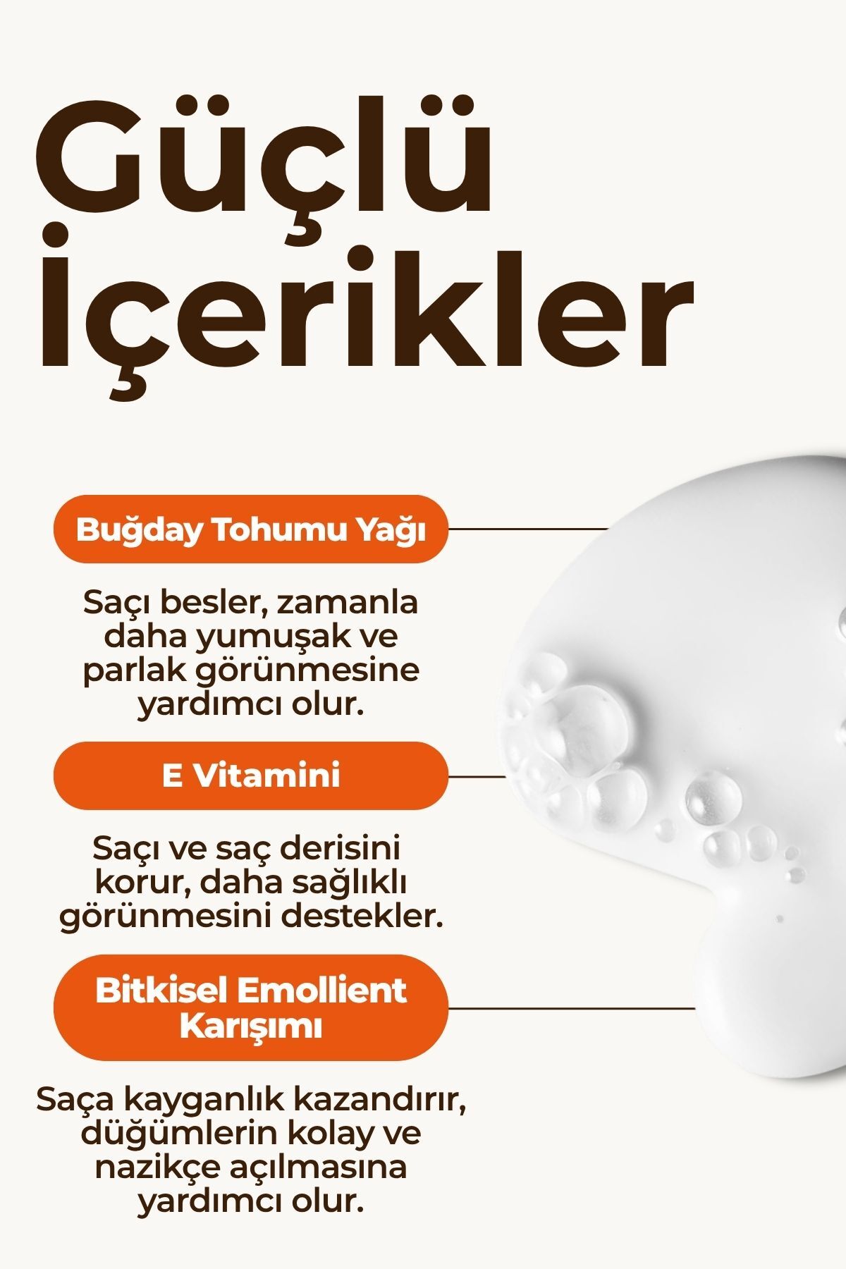 Bitkisel Bazlı Saç Açıcı & Kolay Tarama Spreyi 120 ml | Dolaşma Karşıtı & Yumuşatıcı Etki — 8682835806143 — تصویر 4 از 6
