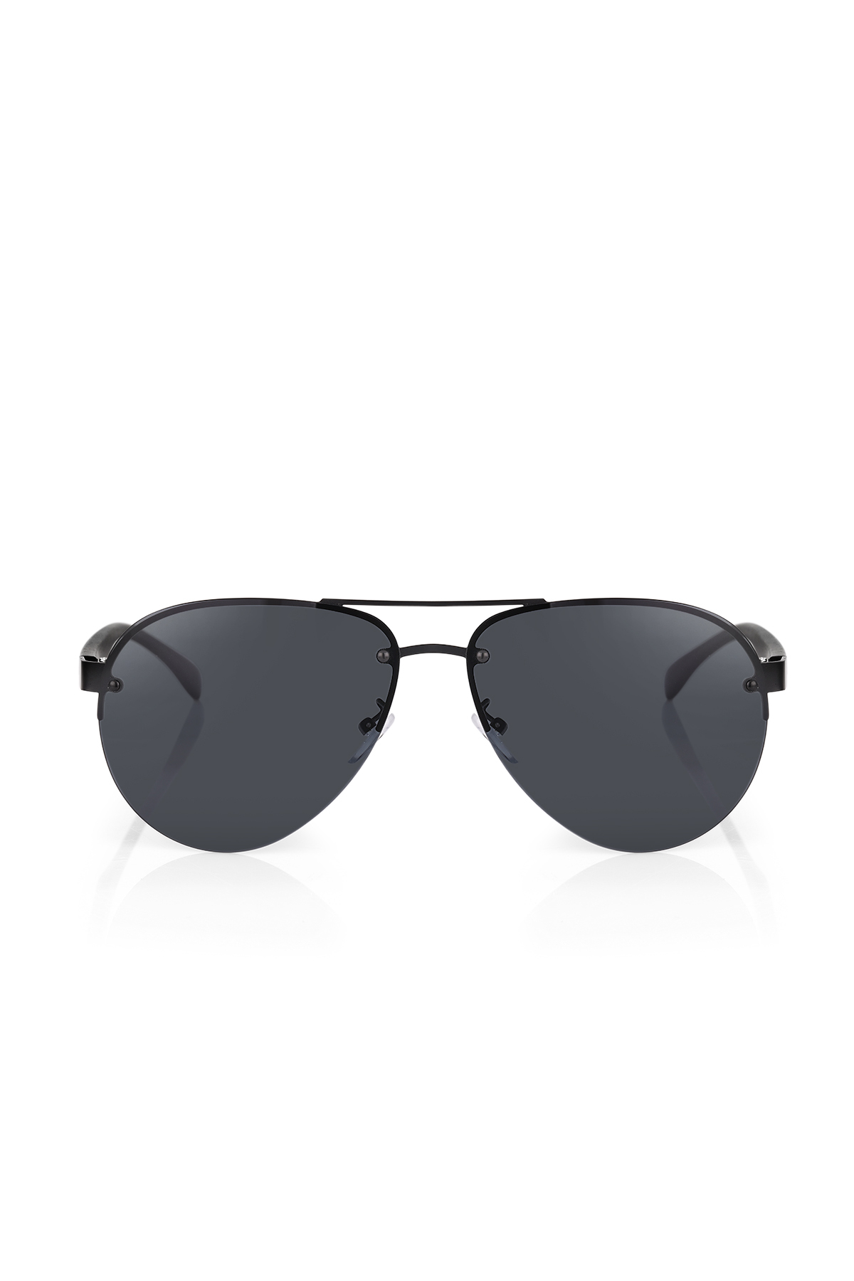 Poloair PLG-2096C1 Erkek Güneş Gözlüğü Polarize Hafif Metal Çerçeve Renk Siyah görsel 5
