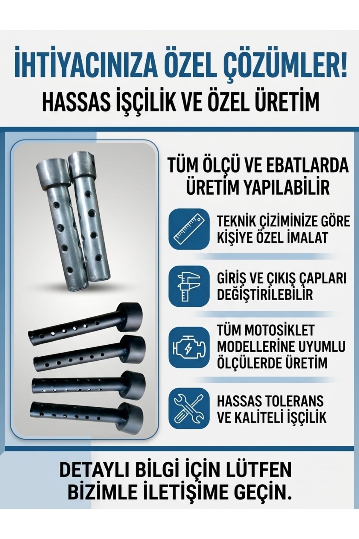 Universal Motosiklet Egzoz Susturucusu 42mm Vidalı - Fiyatı, Yorumları