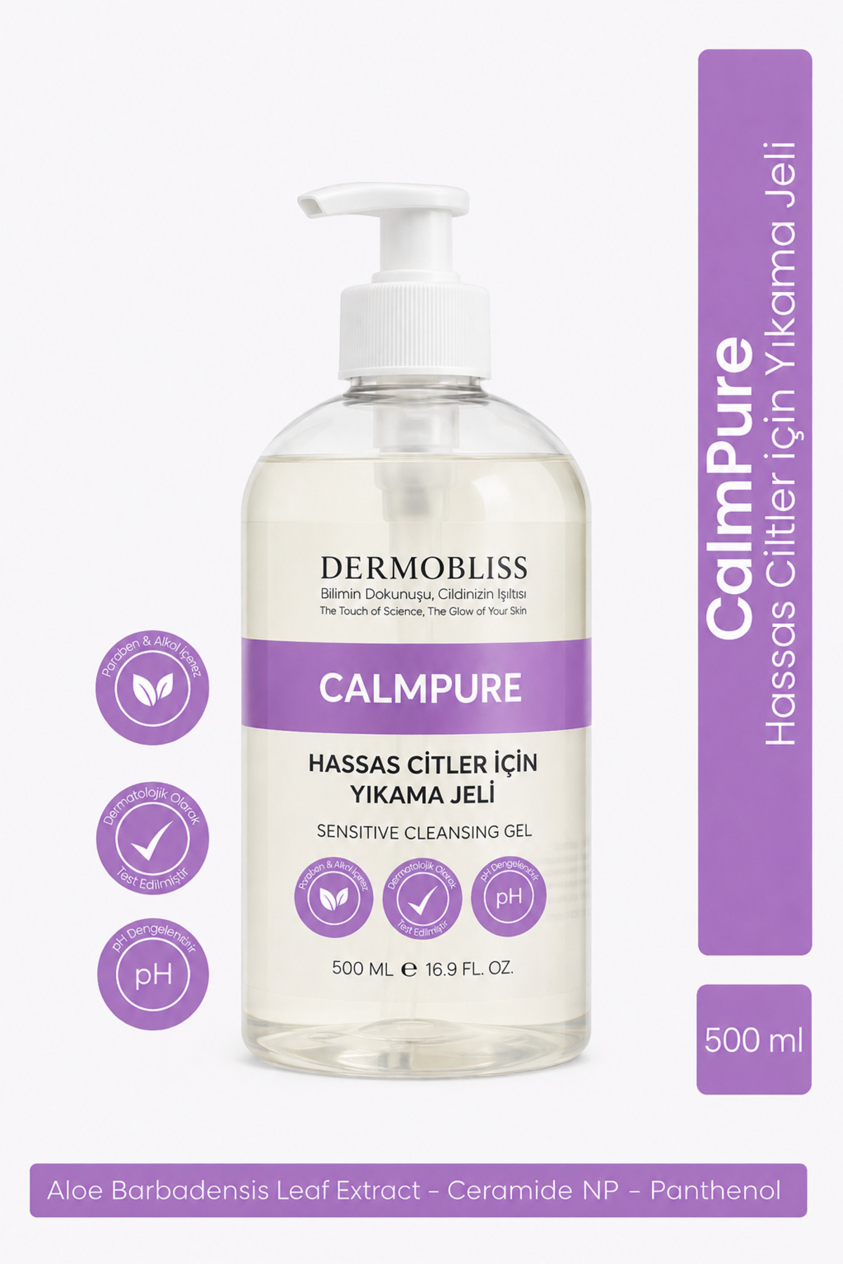 Dermobliss CALMPURE HASSAS CİLTLER İÇİN YIKAMA JELİ 500 ML — 20251009