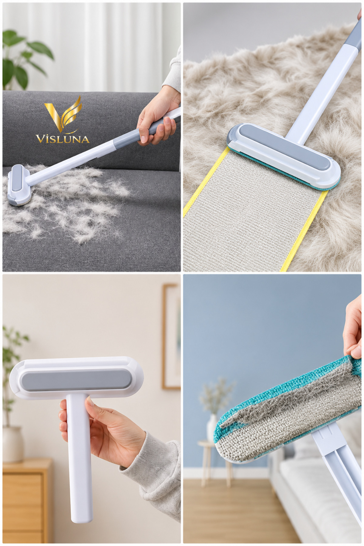 Glass Cleaning Apparatus Multi-Purpose Hair Remover Mosquito Net Carpet and Seat Cleaner