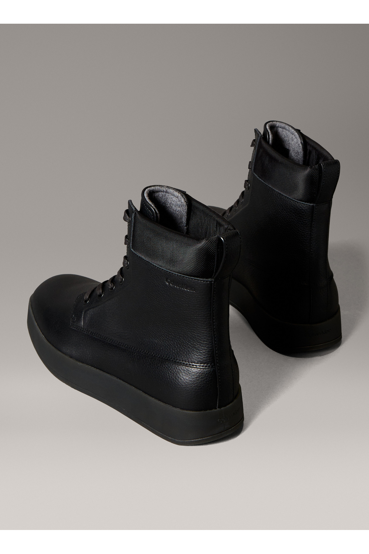 Calvin Klein Siyah Erkek Bot HYBRID CUP HIKING LACE UP LTH W görsel 5