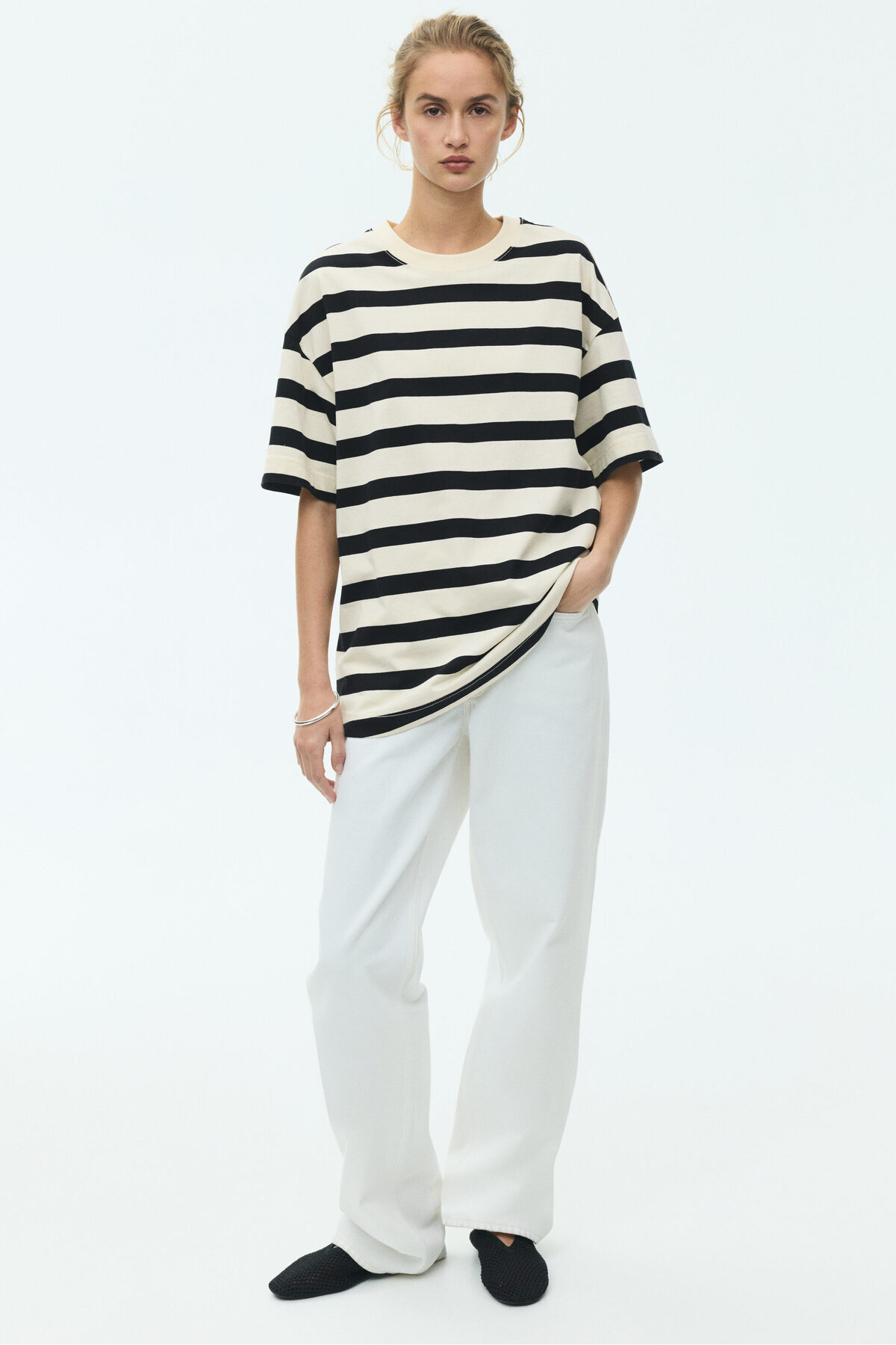 H&M Oversize Tişört görsel 3