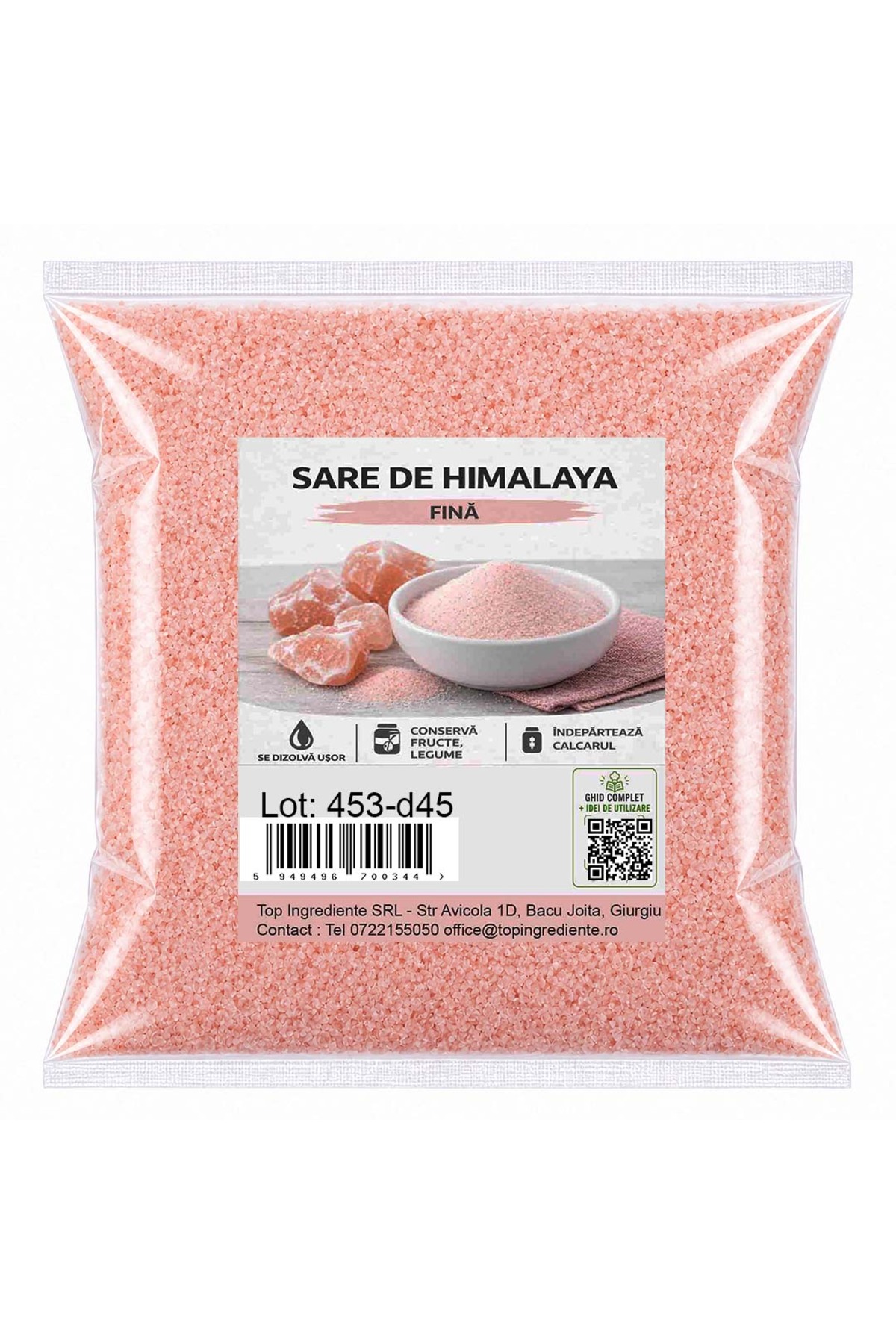 Top Ingrediente Sare De Himalaya Fină 1kg