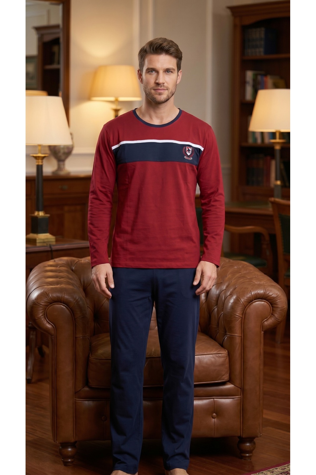 Rimoli %100 Pamuk Erkek Pijama Takımı 800 görsel 4