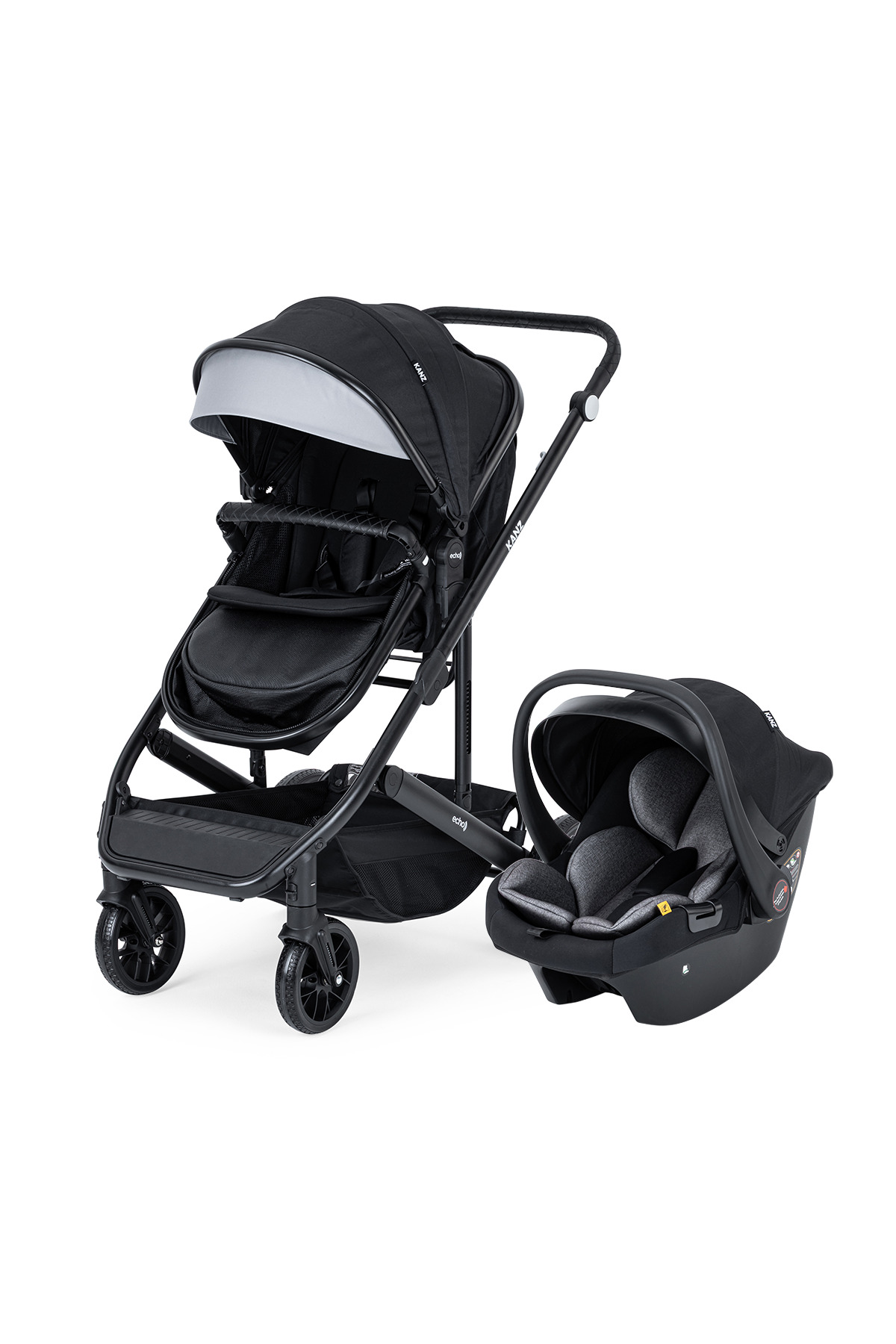 Echo Travel System Stroller Black