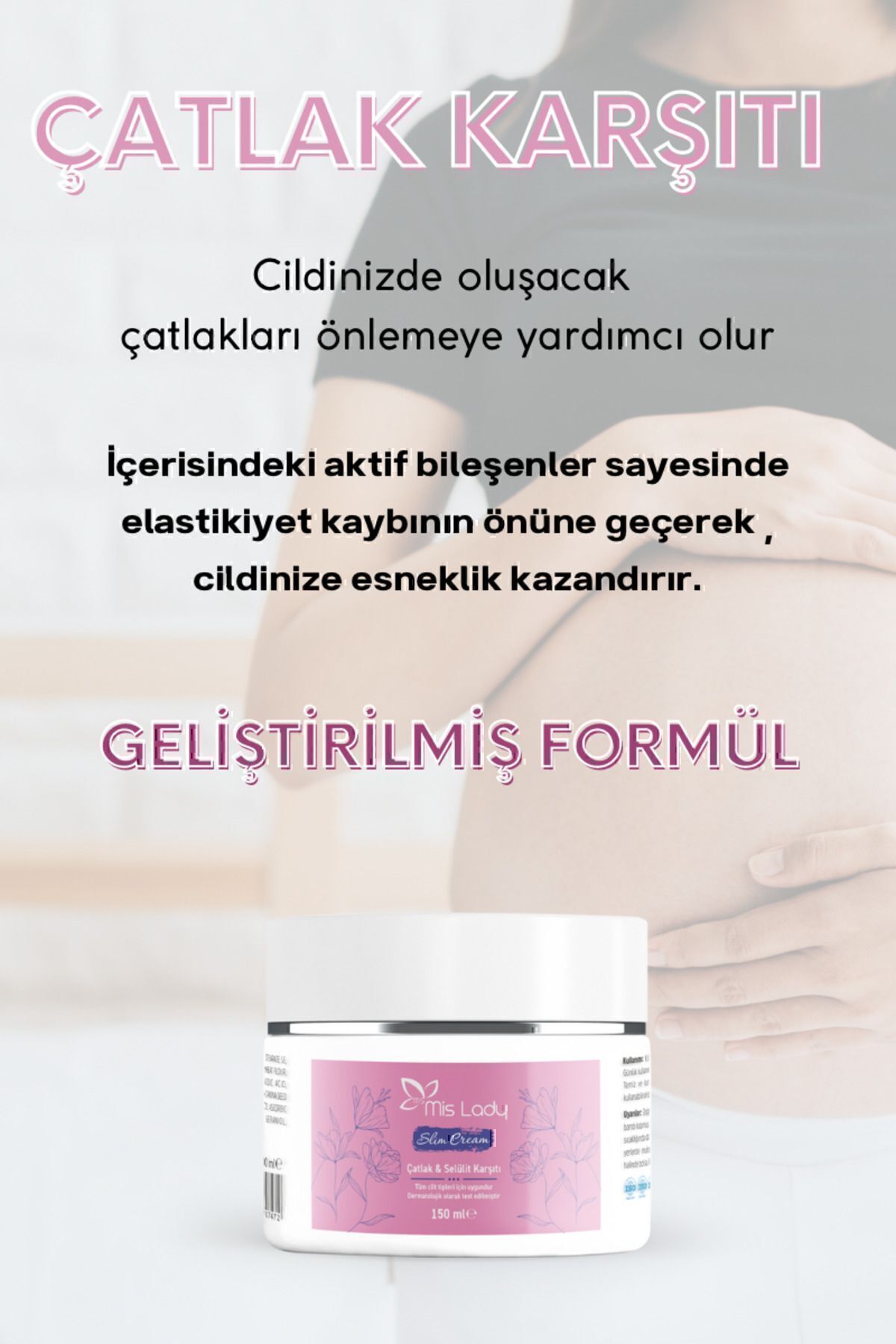 Çatlak Selülit Önleyici Yoğun Nemlendirici Vücut Kremi 100 ml — slimcream — تصویر 3 از 3