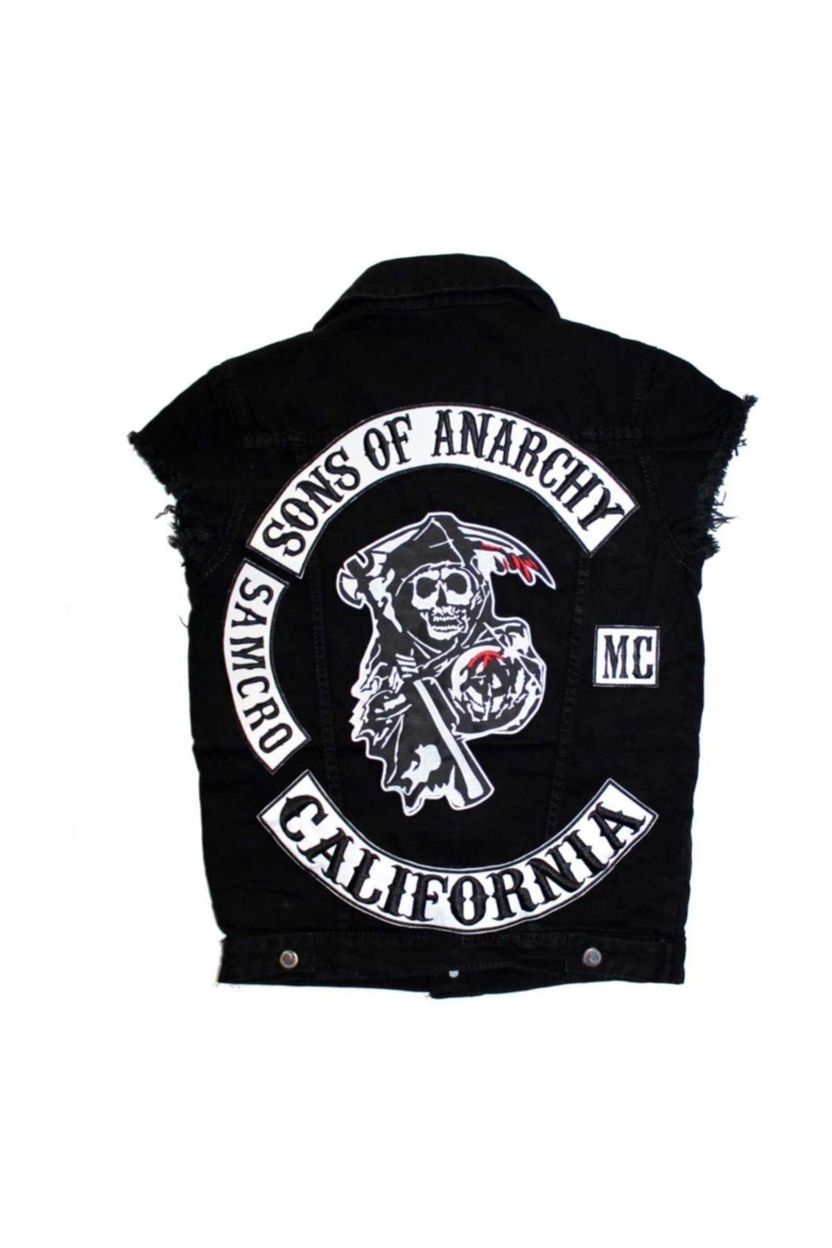 Modaroma Sons Of Anarchy Kot Yelek görsel 5