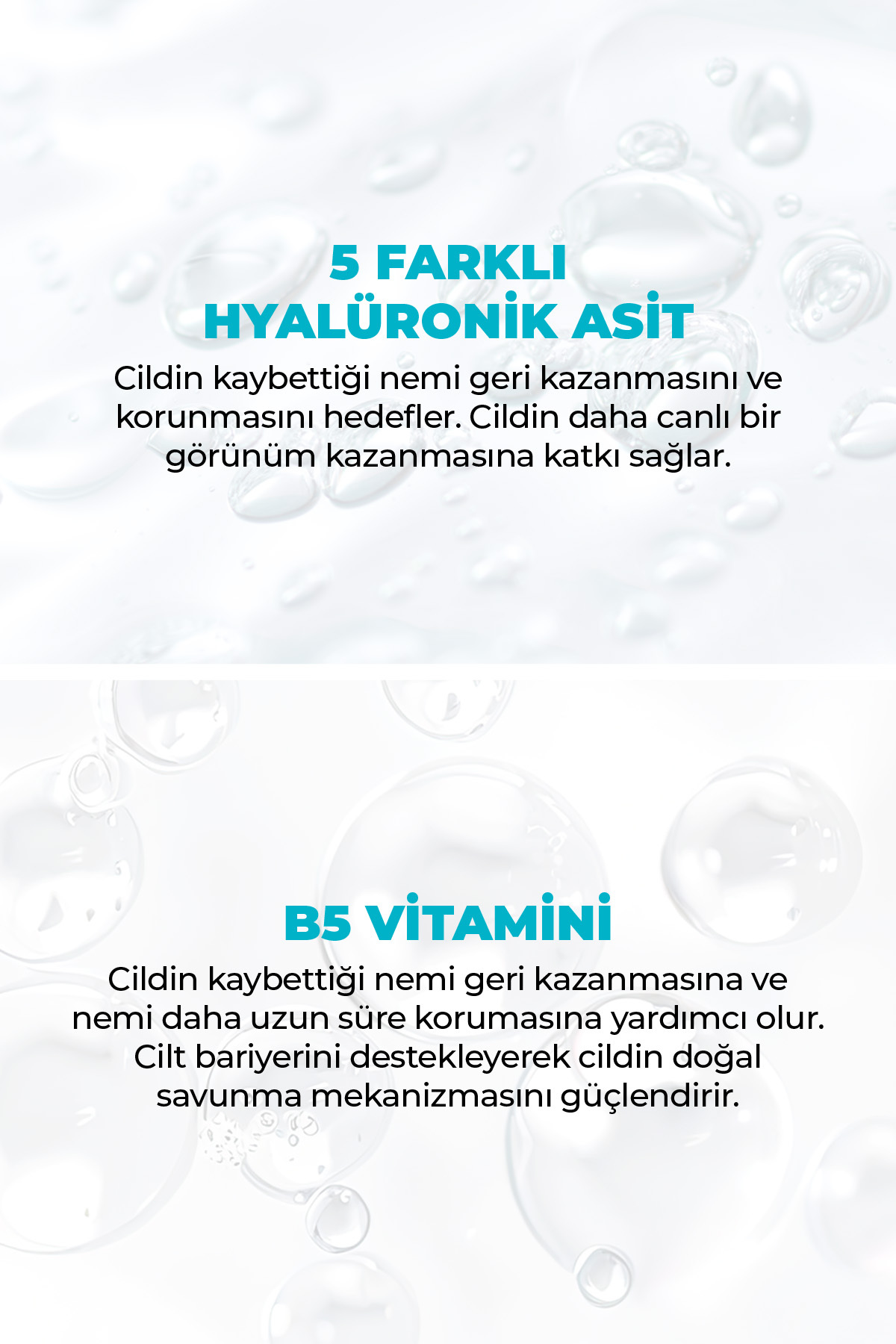 Yoğun Nemlendirici ve Bariyer Güçlendirici Günlük Bakım Seti (Hyalüronik Asit, Seramid) — NT1002 — تصویر 4 از 5