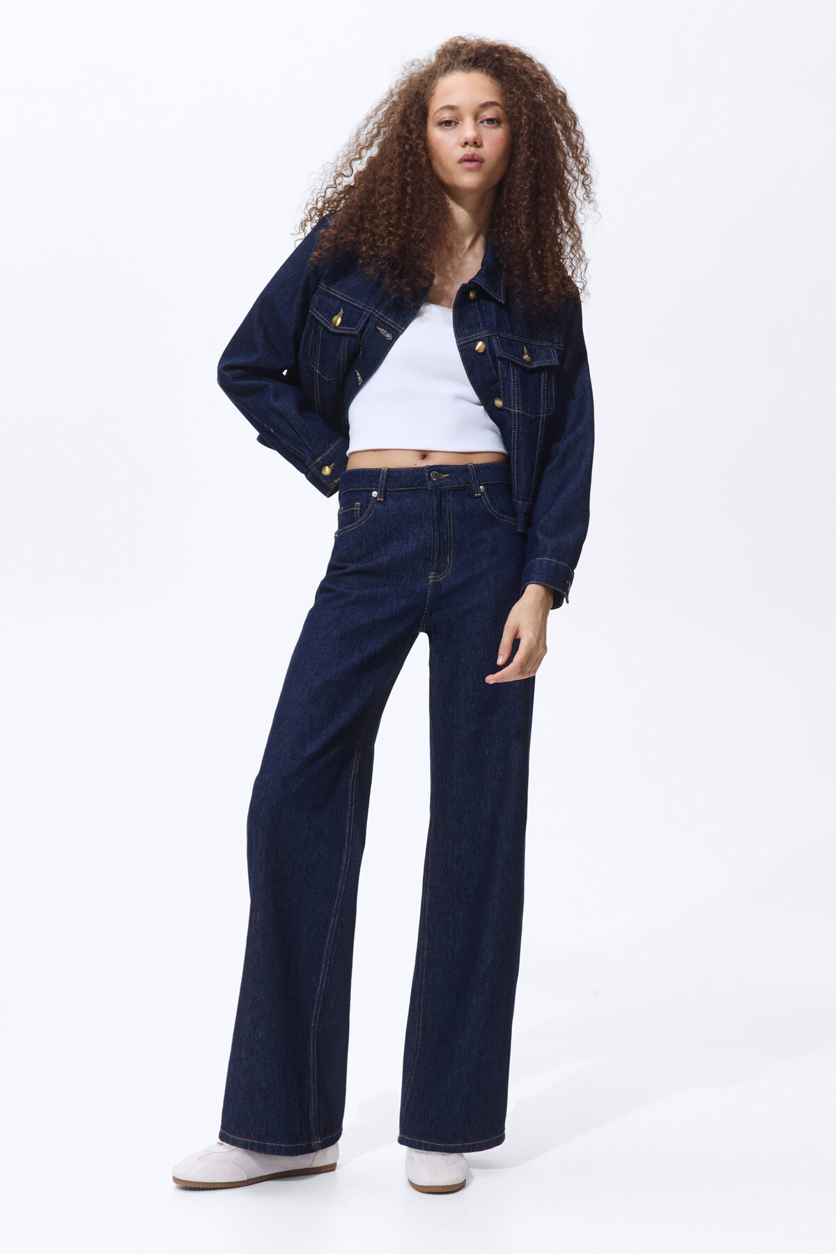 Wide High Jeans