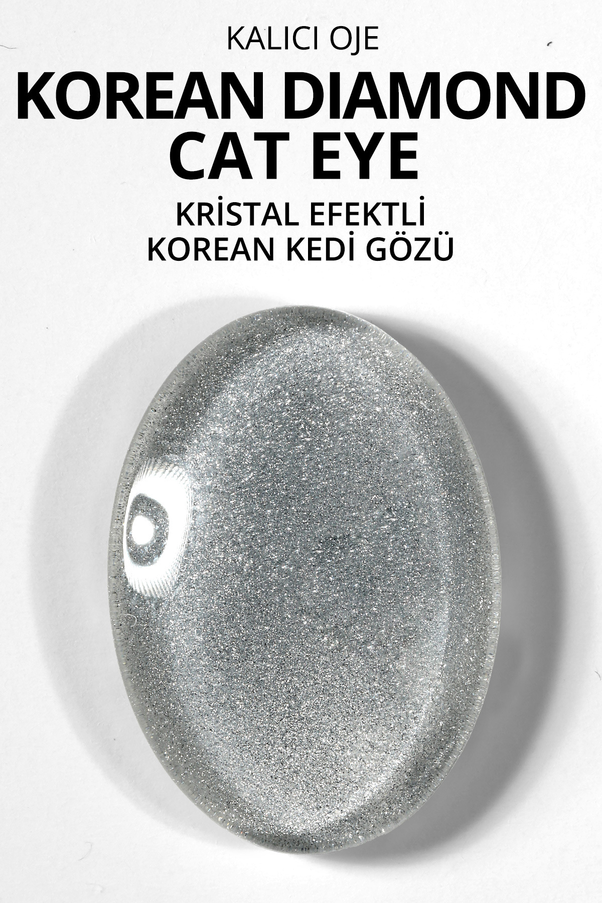 MOMO professional Korean Diamond Cat Eye Gel Polish, Kristal