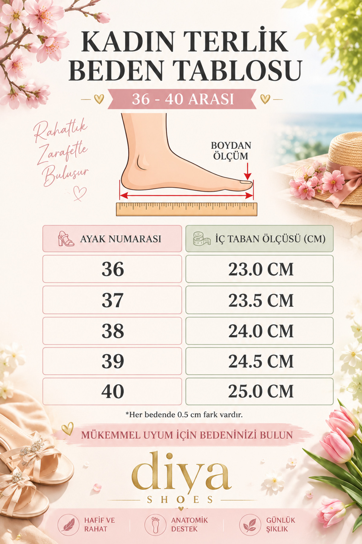 diya shoes Noir kadın terlik inci istiridye görsel 6