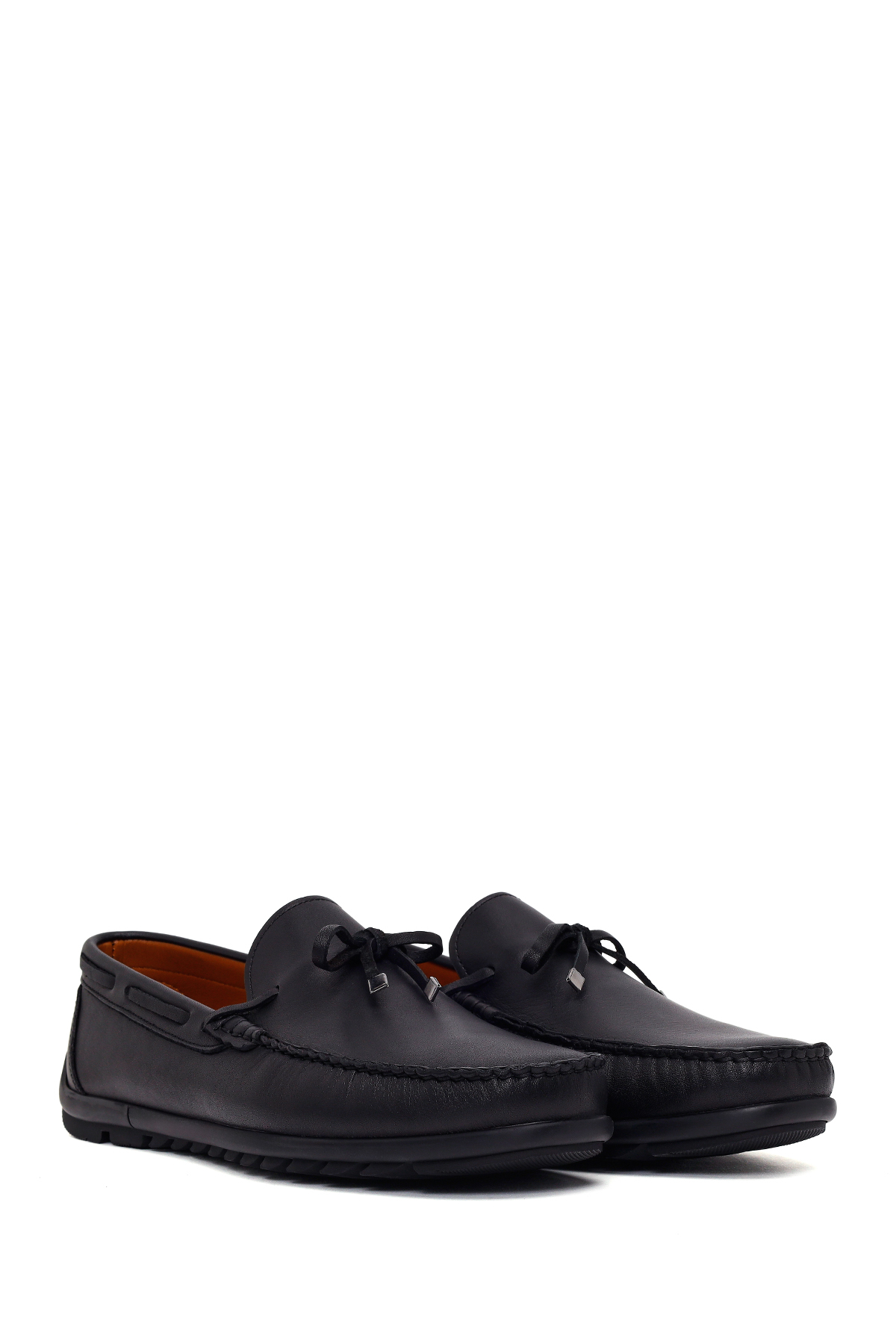 Derimod Erkek Siyah Deri Loafer 26SFD755618 görsel 3