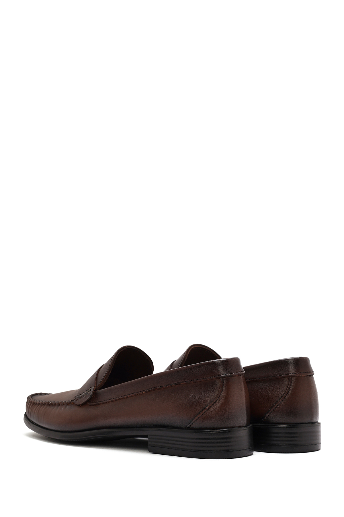 Derimod Erkek Kahverengi Deri Loafer 26SFD754118 görsel 6