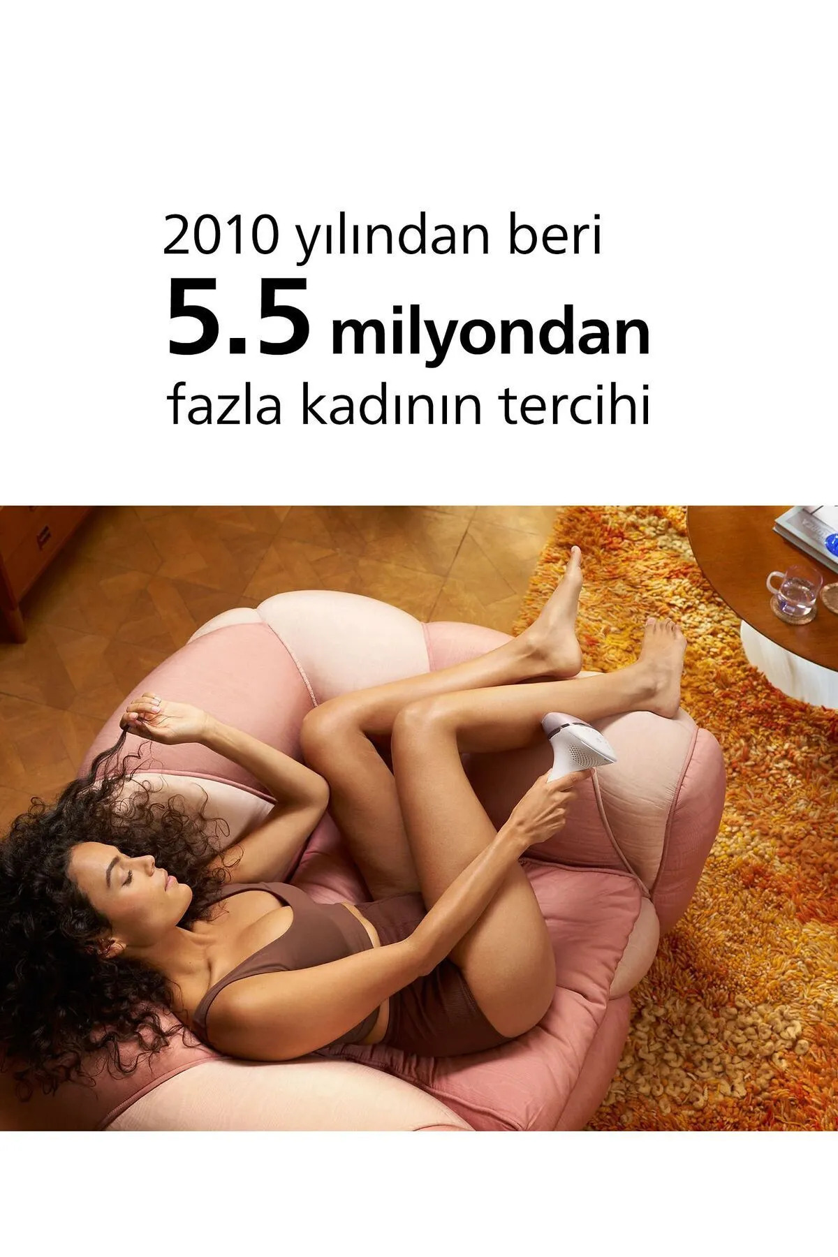 Premium Yüz & Vücut Epilasyon Cihazı - Cilt Tonu Sensörlü, Kablosuz Kullanım Kolaylığı — صورتی 209202928287 — تصویر 2 از 7