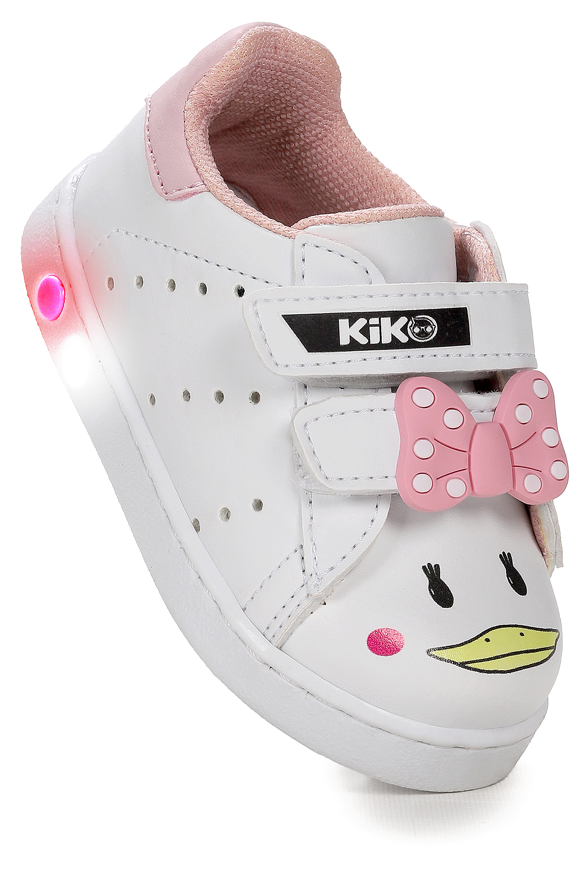Kiko Kids Bart Cırtlı Işıklı Kız Bebek Spor Ayakkabı