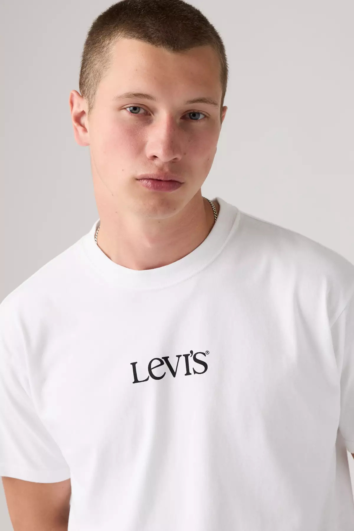 تی‌شرت مردانه یقه گرد سفید طرح گرافیکی Vintage Fit A9440-0022 لیوایز تی شرت Levi's
