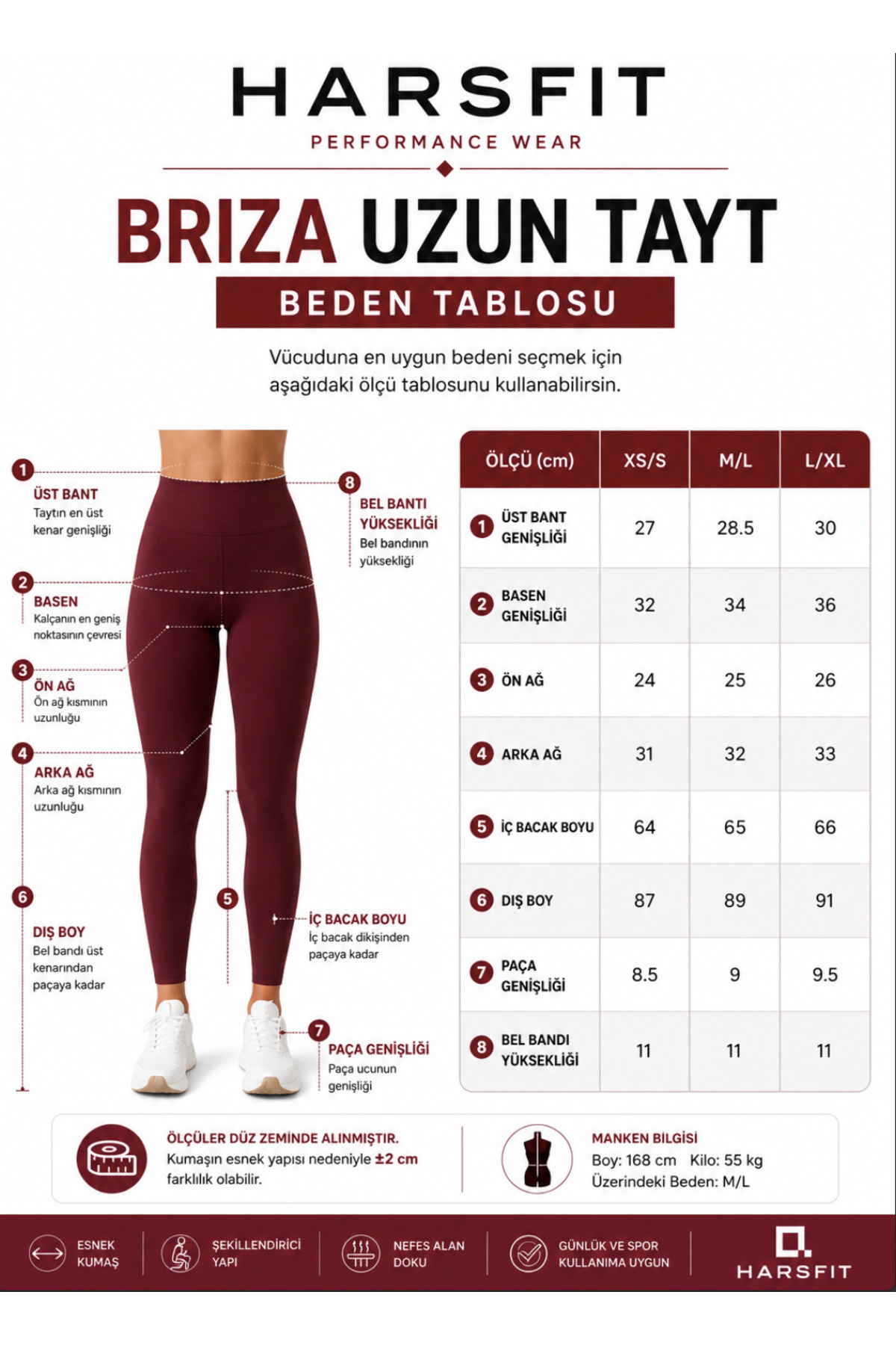 HARSFIT KADIN YÜKSEK BEL SCRUNCH TOPARLAYICI 7/8 SPOR TAYT PUSH UP SEAMLESS SİYAH FİTNESS TAYT görsel 8