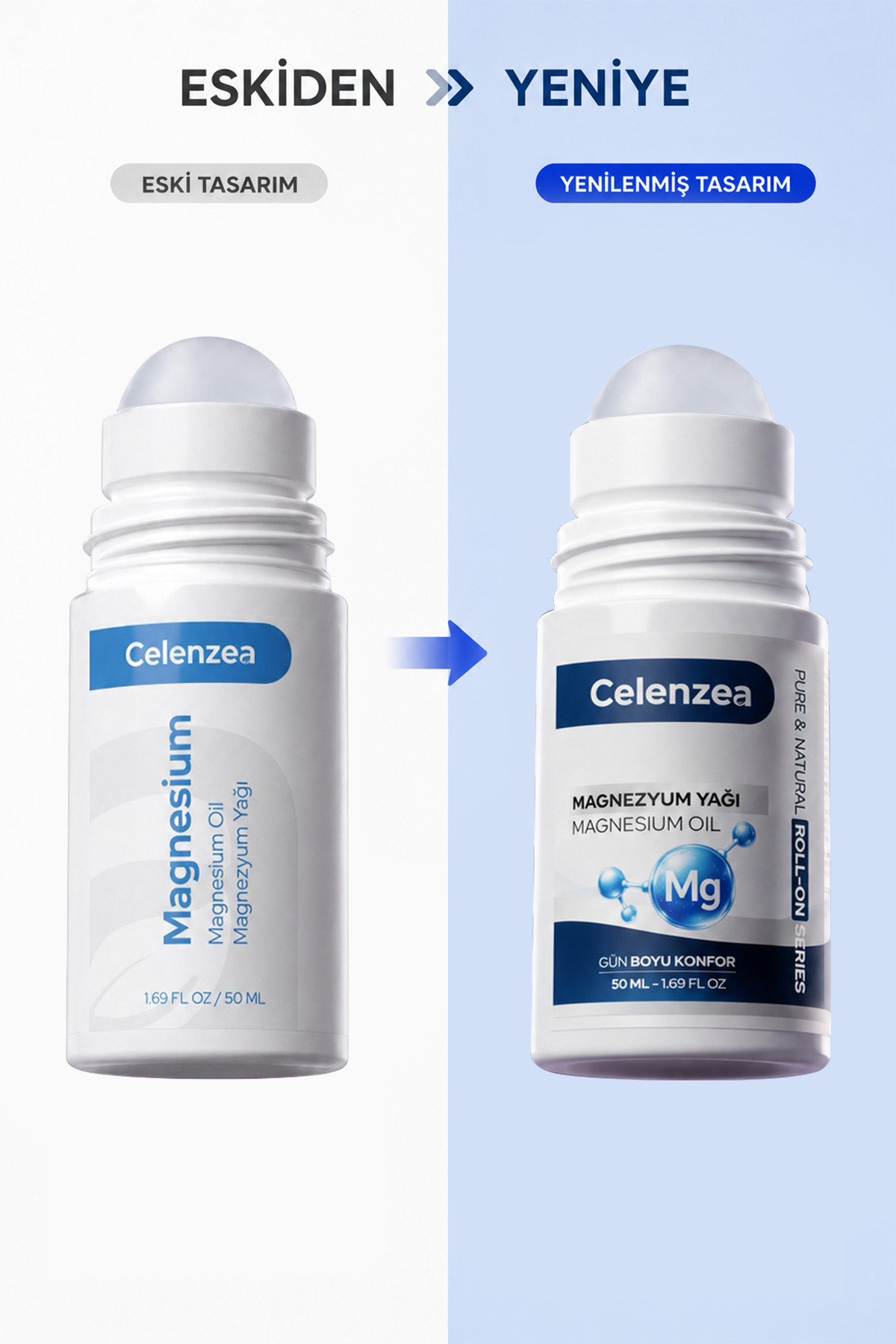 Magnezyum Yağı Kas ve Eklem Bakımı İçin Etkili Roll-On Doğal Magnezyum Klorür Magnesium Oil 50ml — FLOWT50MLSPRAY1 — تصویر 3 از 9