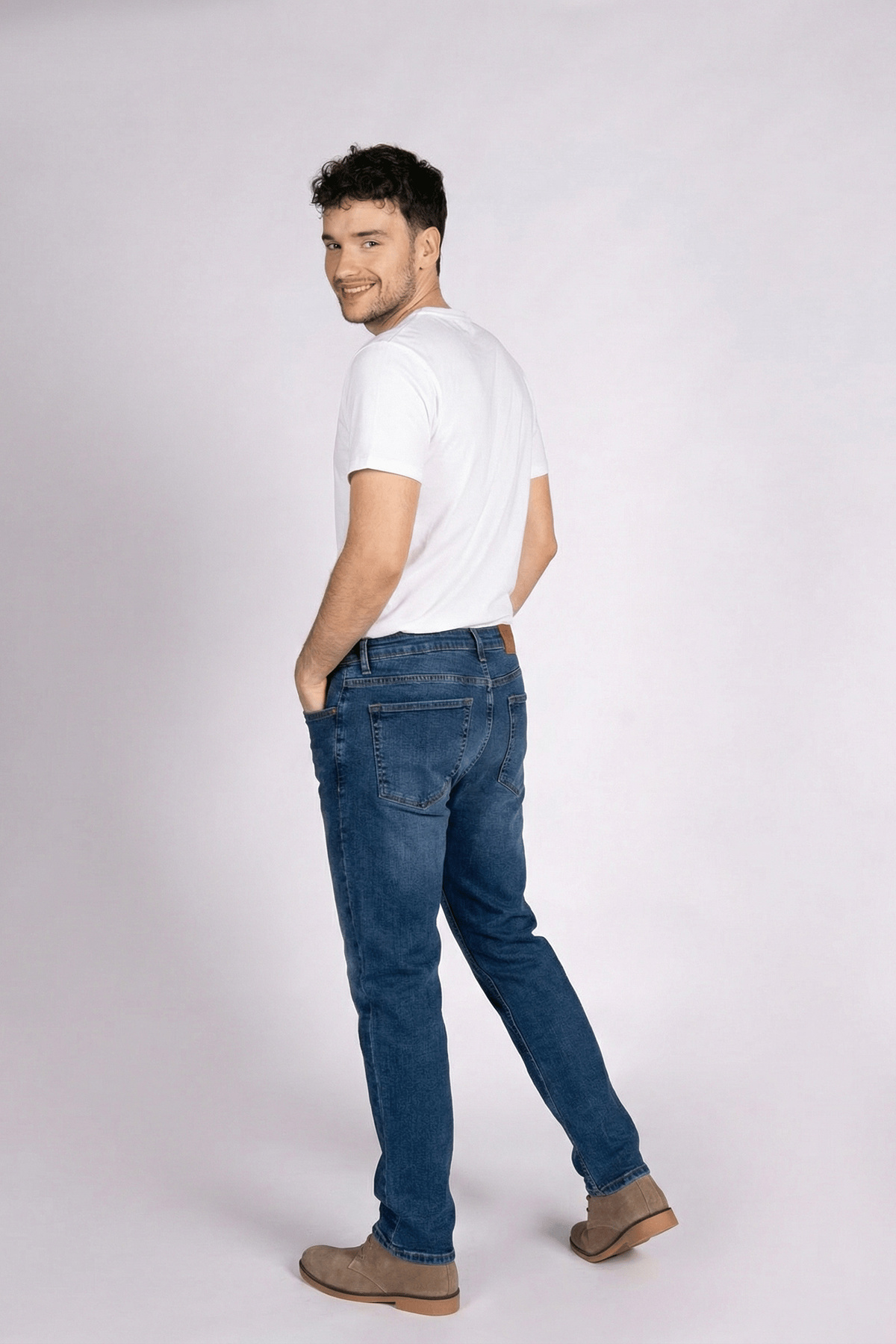 BEST OFFER Harbour Classic Mid Rodeo Erkek Jean Pantolon görsel 3