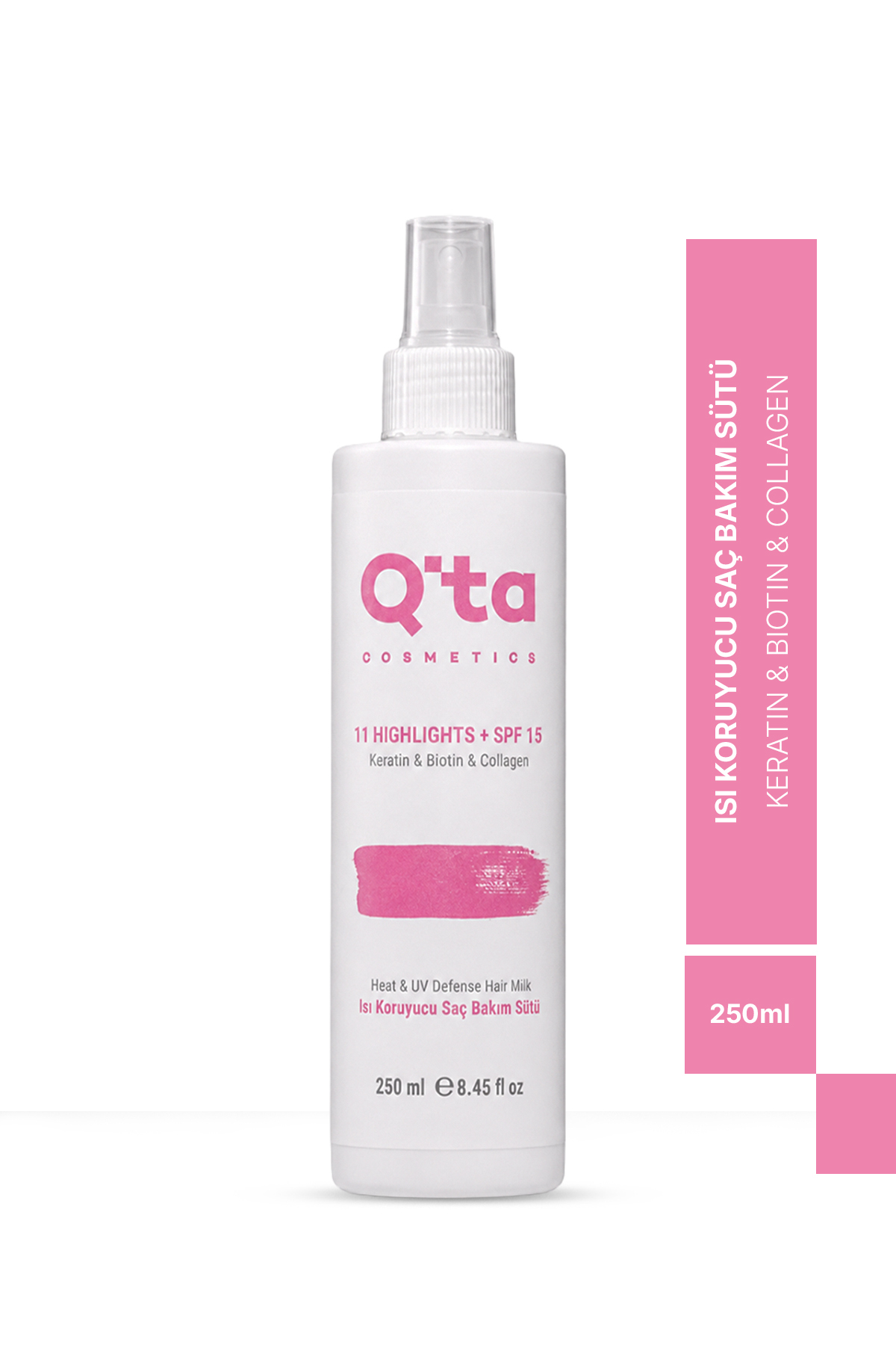 Qta Isı Koruyucu Saç Bakım Sütü 250 ml — 8684962755202