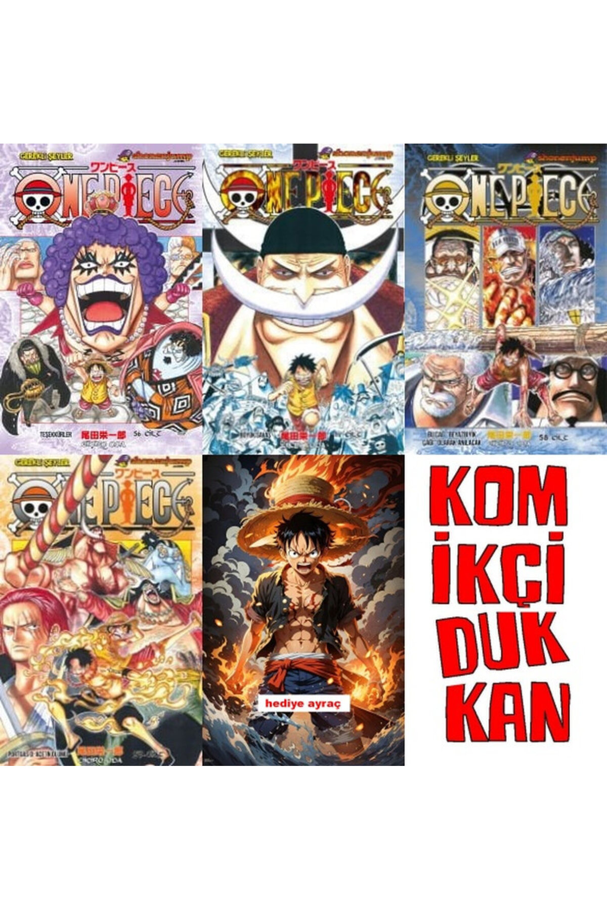 Gerekli Şeyler Yayıncılık ONE PİECE 56-57-58-59 (KD 4 KİTAP MANGA