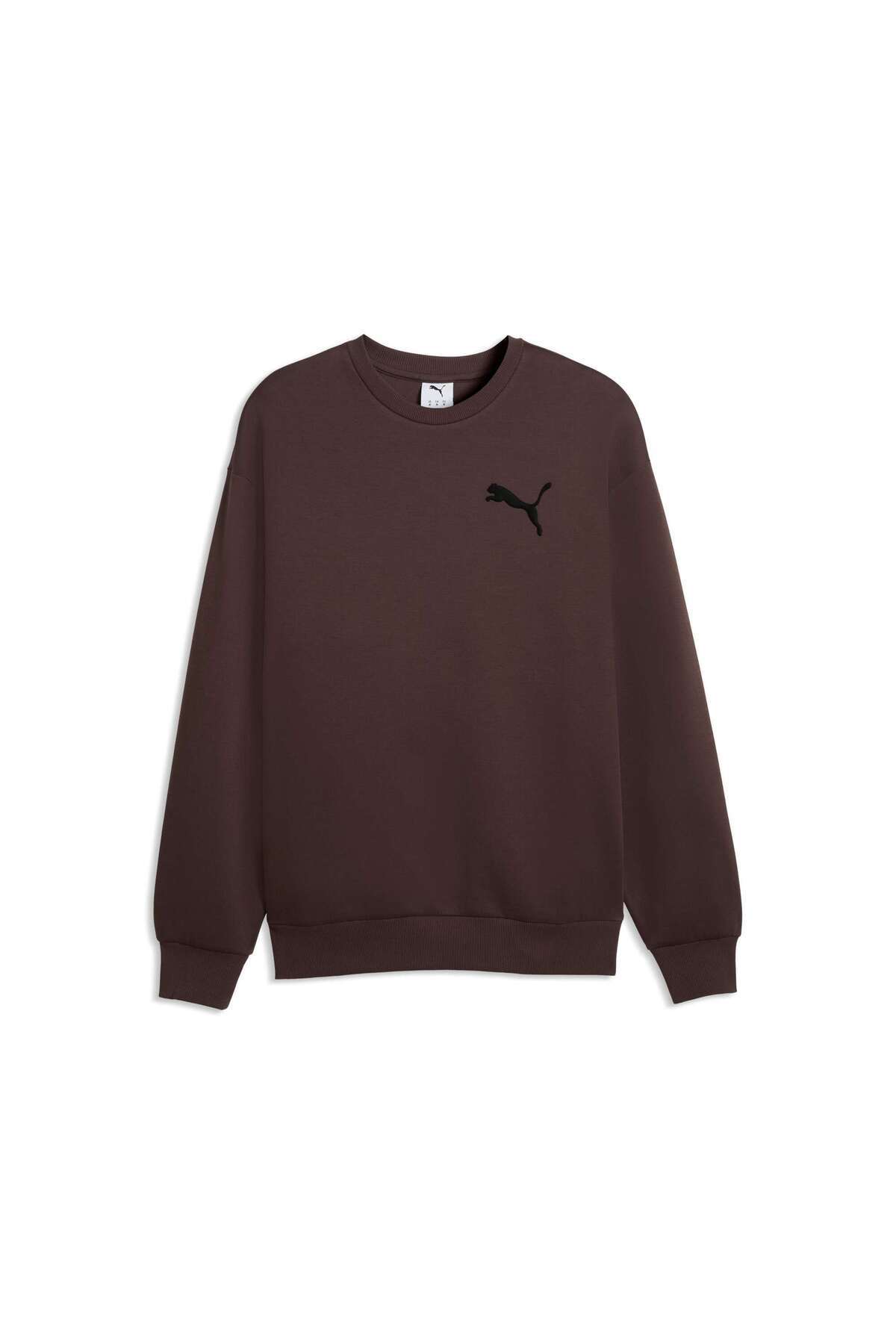 Puma ESSENTIALS Elevated Cat Logo Erkek Geniş Kesim SWEATSHIRT