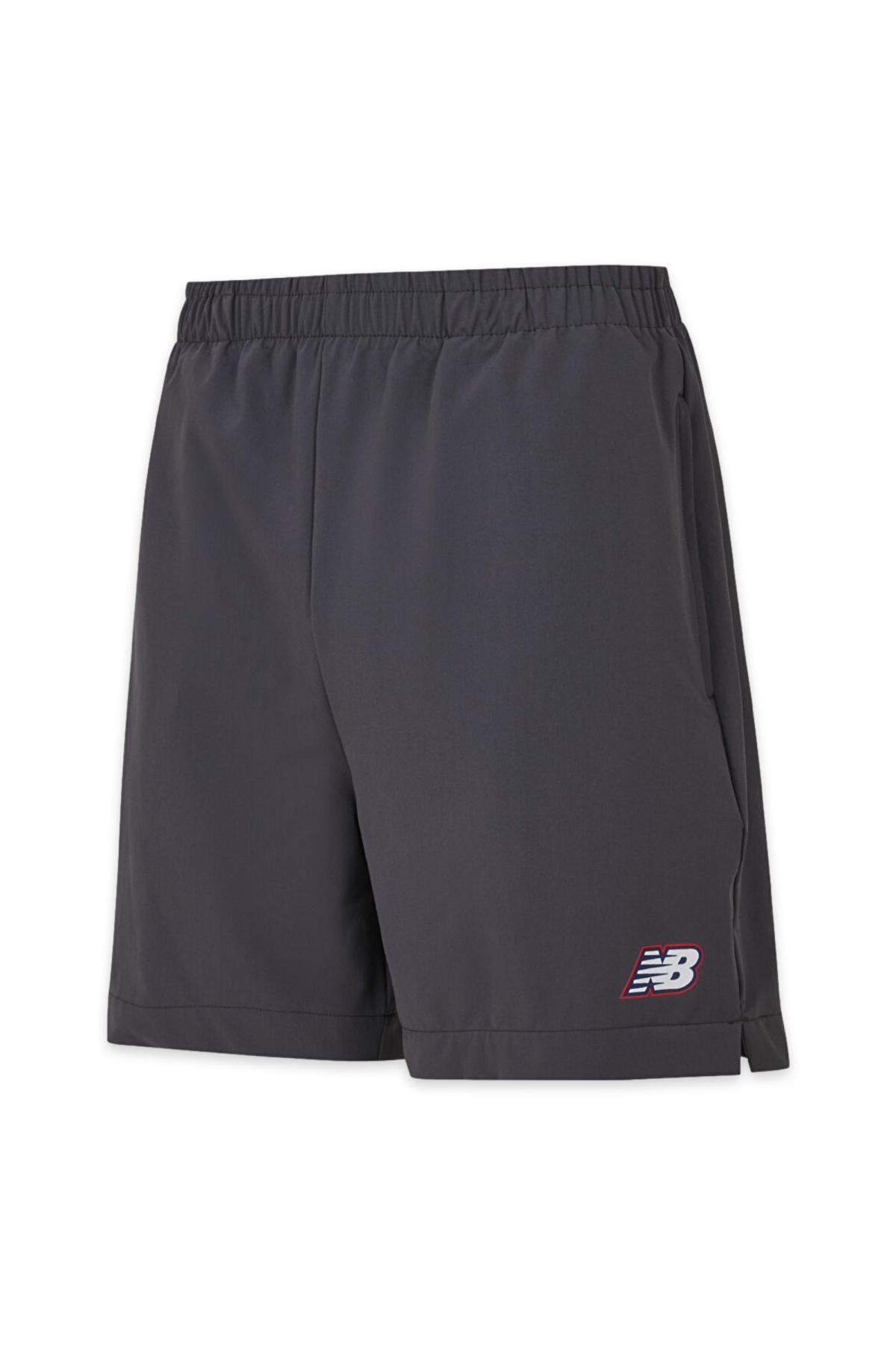 شلوارک مردانه آنتراسیت مردانه Nb مدل Mns1651 نیو بالانس شورت ورزشی New Balance