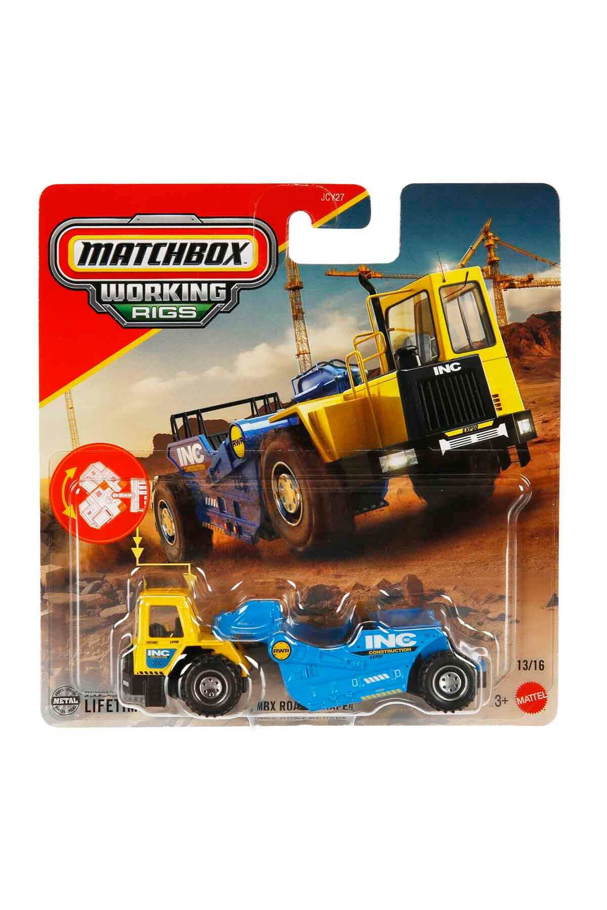 Matchbox WORKING RIGS MBX ROAD SCRAPER İş Araçları Orijinal