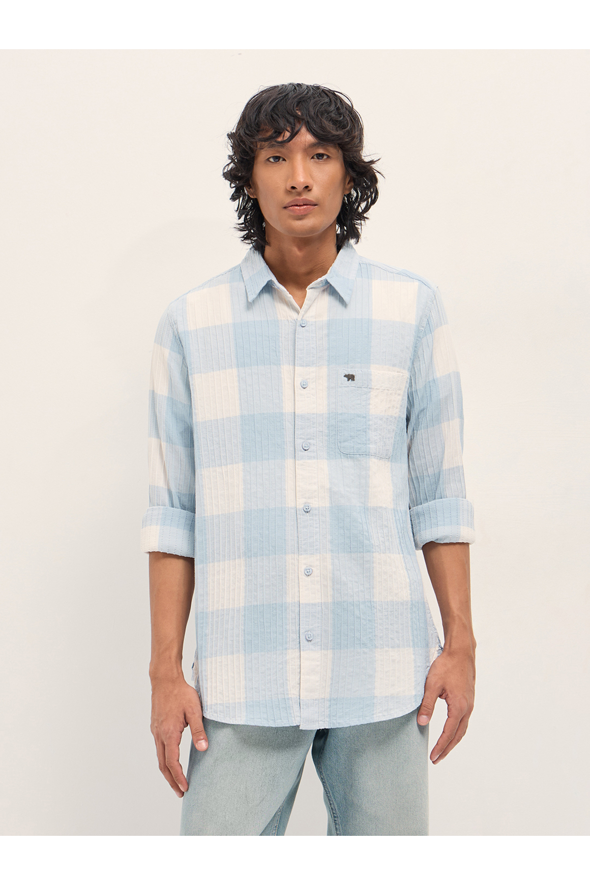 The Bear House Shirt for Men Regular Fit Casual & Formal Wear