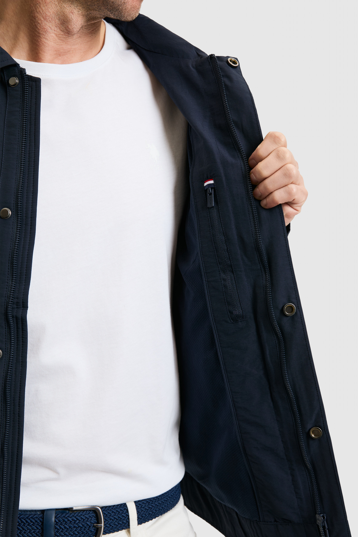 U.S. Polo Assn. Erkek Lacivert Mont 50318844-VR033 görsel 6