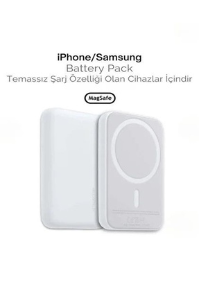 İtarz MagSafe Power Bank 5000mAh Manyetik Kablosuz Hizli Sarj 15W iPhone 17 1...
