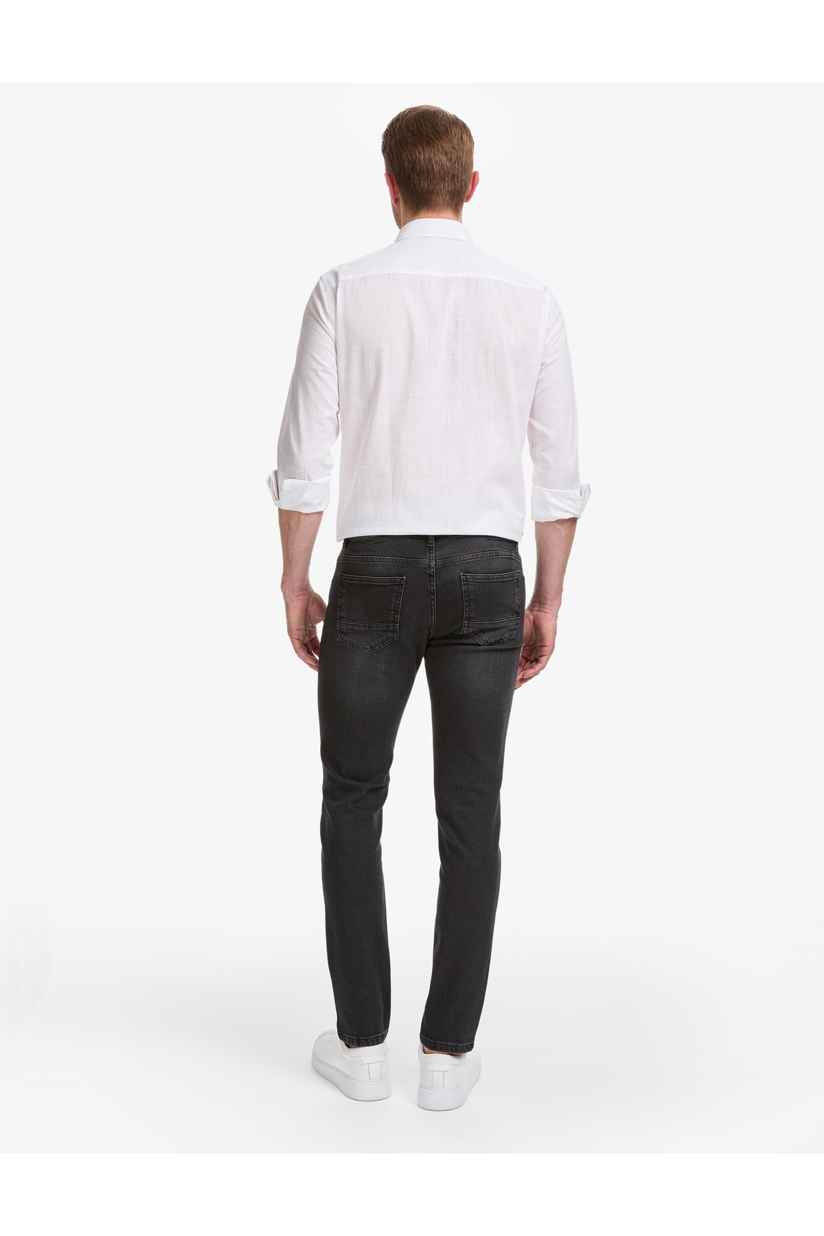 Pierre Cardin Siyah Slim Fit Jean Pantolon 50327839-VR046 görsel 4