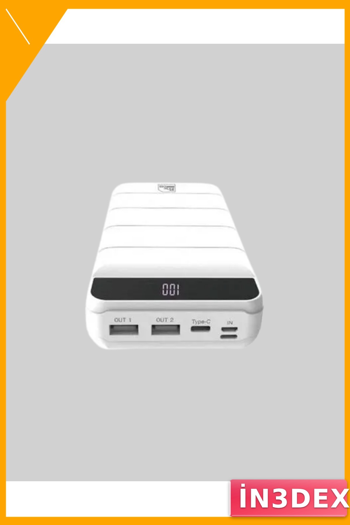 50000mAh PD 22.5W Hızlı Şarj Powerbank LED Göstergeli