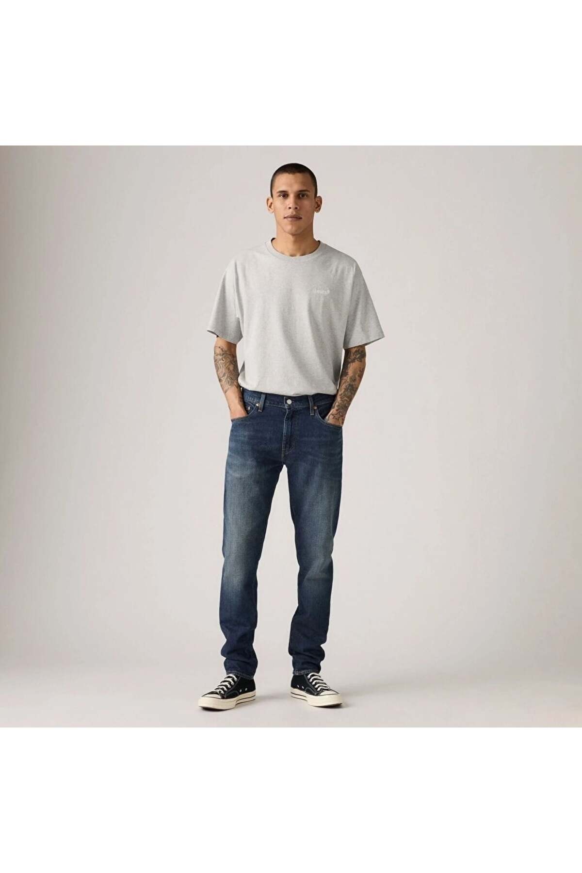 شلوار جین آبی مردانه LSE 512 باریک، مدل A2087-0086 لیوایز شلوار جین Levi's