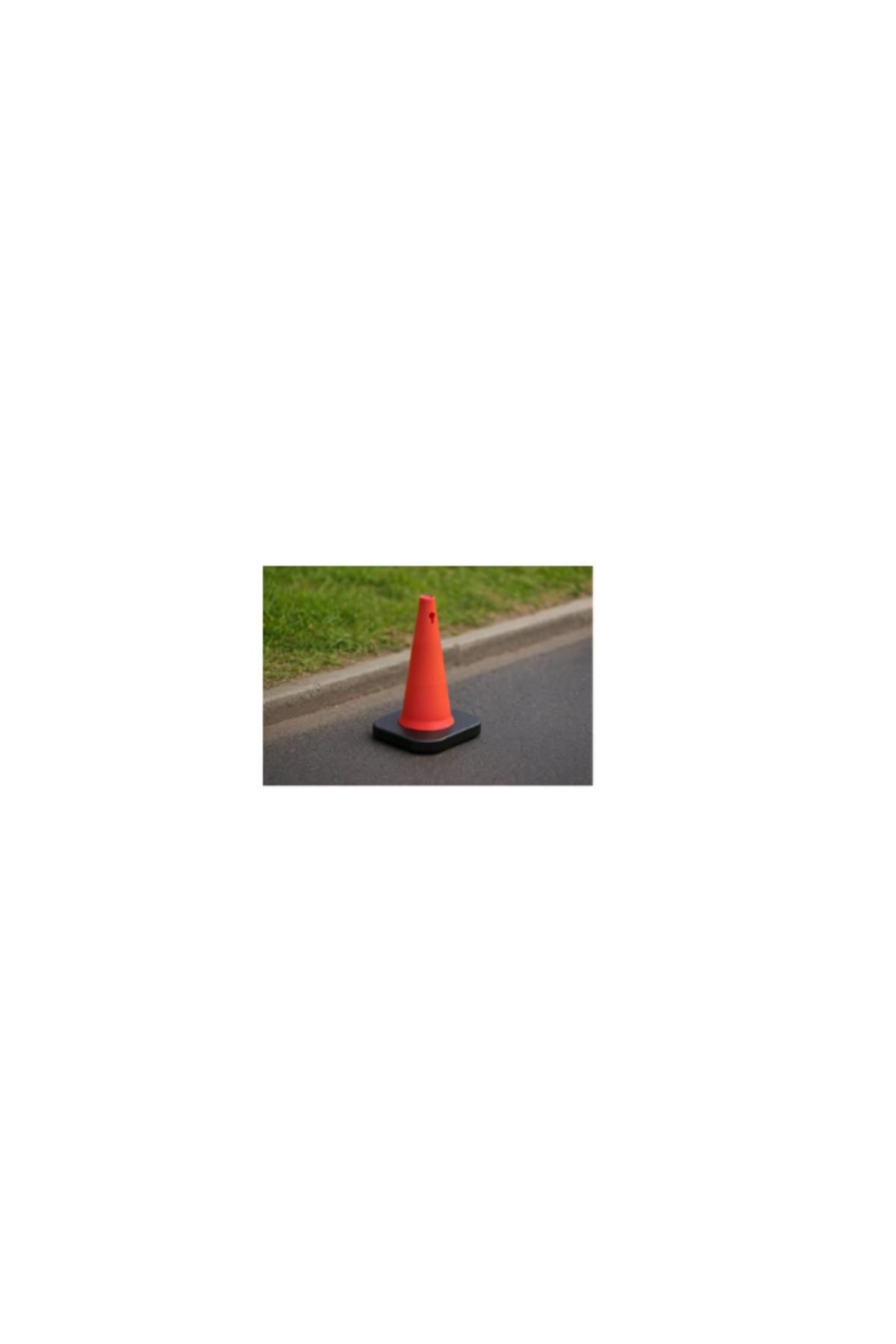 Trafik Konisi | Pvc Ağırlıklı – Reflektifsiz 50 cm Pe 2