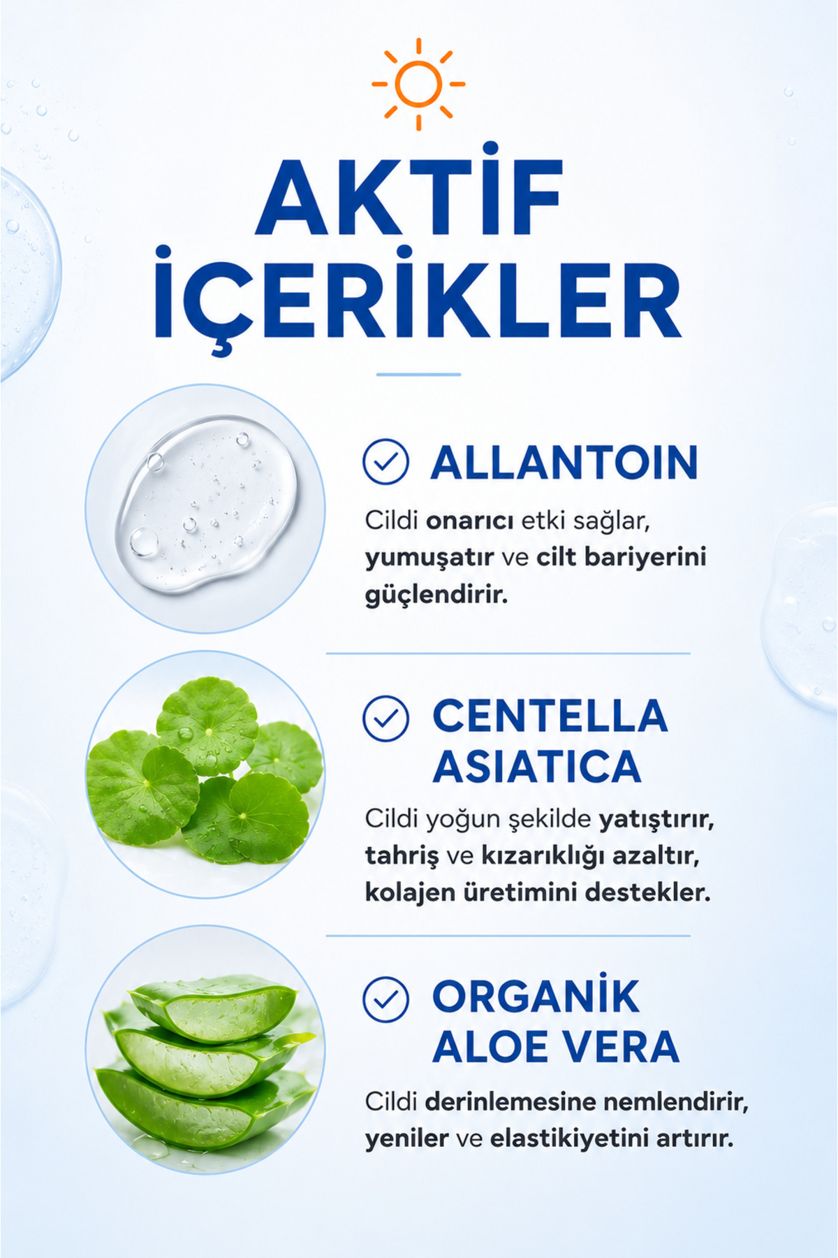 Güneş Sonrası Bakım Jeli Yüz ve Vücut İçin Yatıştırıcı Nemlendirici 100 ml — 8606032064243 — تصویر 3 از 9