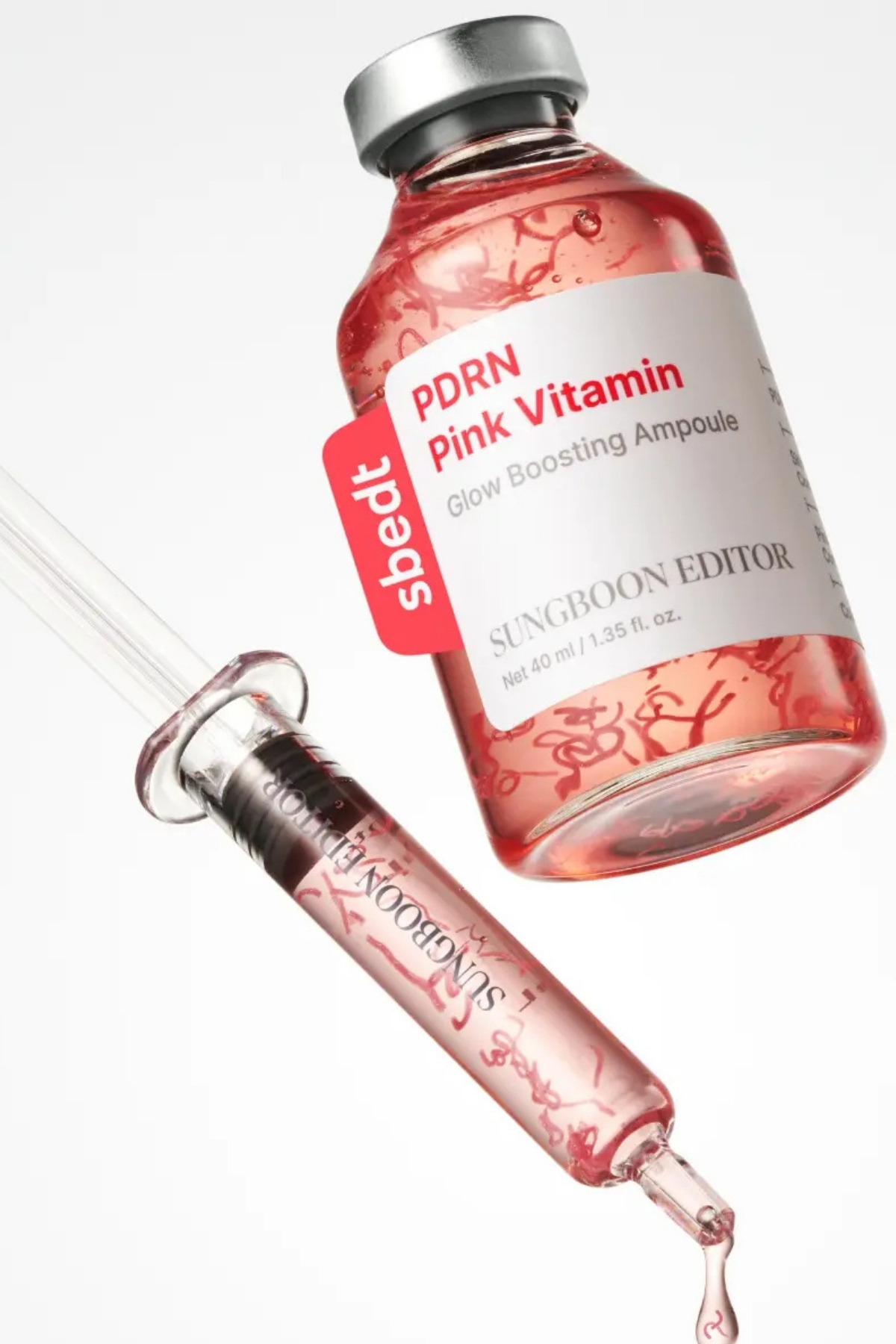 Sungboon PDRN Pink Vitamin Ampoule - Pembe Yenileyici Ampul — 8800344073300 — تصویر 8 از 9