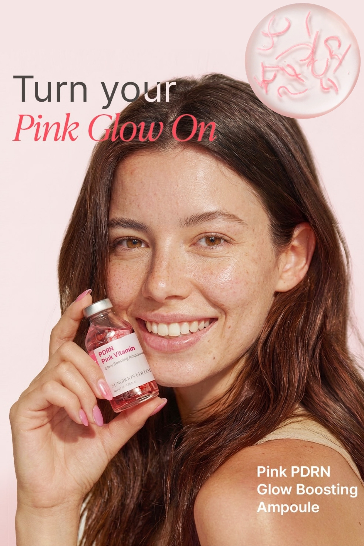 Sungboon PDRN Pink Vitamin Ampoule - Pembe Yenileyici Ampul — 8800344073300 — تصویر 9 از 9