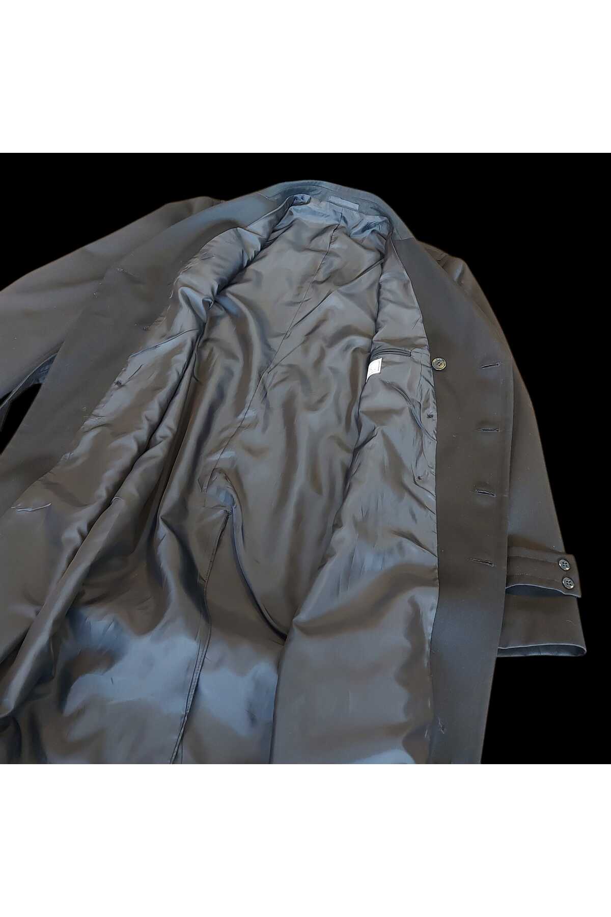 kho military design Siyah Renk Deniz Kuvvetleri Sb. Pardesü Unisex (50-B/M-L Beden) Sıfır Ürün görsel 3