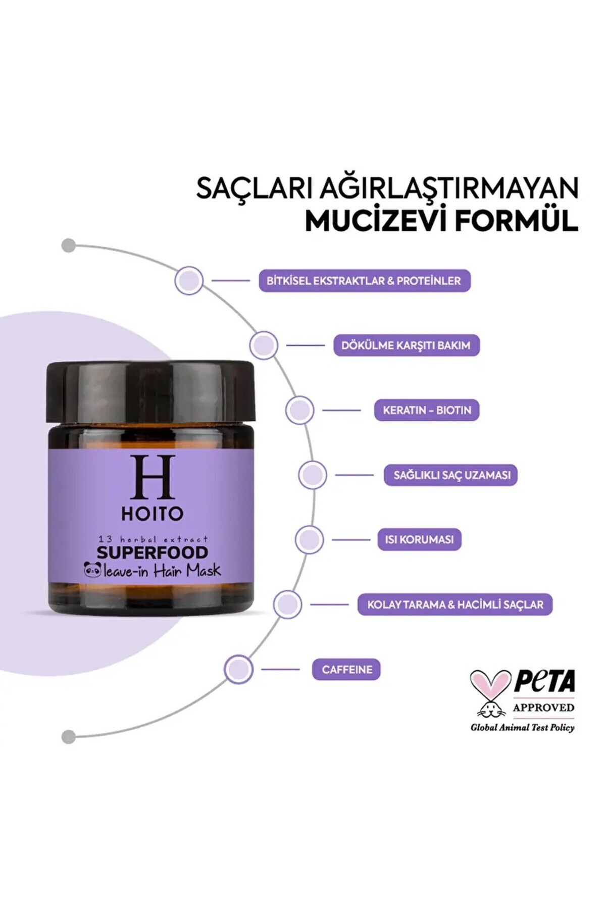 Superfood Leave-in Besleyici Durulanmayan Saç Bakım Maskesi 100 ml — MS103212366322 — تصویر 3 از 3