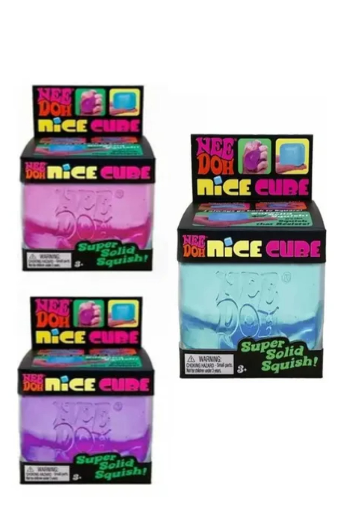 リラクゼーショングッズ NC-cube plus Pofika Needoh Nice Cube Sensory Squishy Stres Oyuncağı – Süper