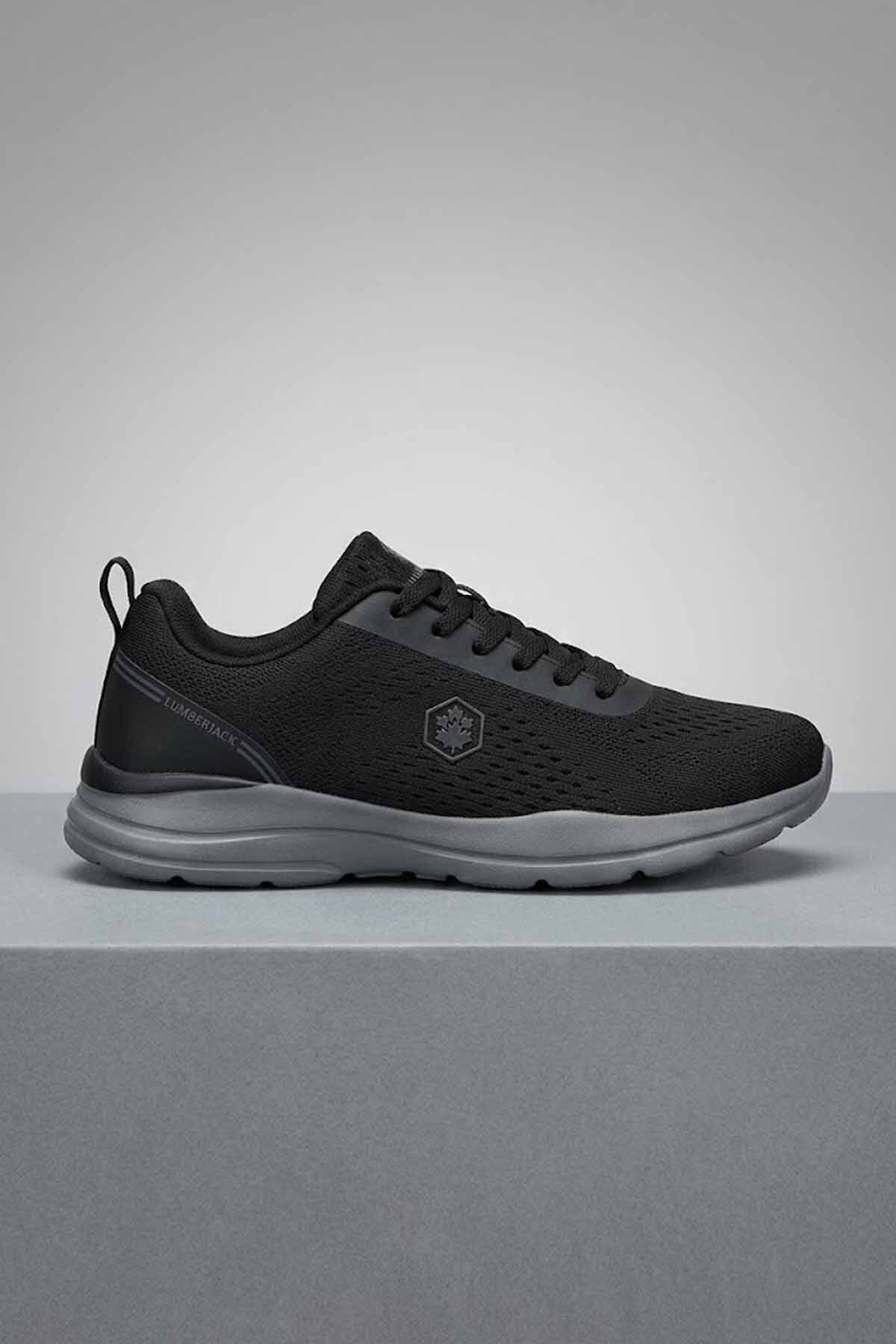 lumberjack Sport Erkek Siyah Gri 2.0 Günlük -Yürüyüş Ayakkabısı Sneaker görsel 3