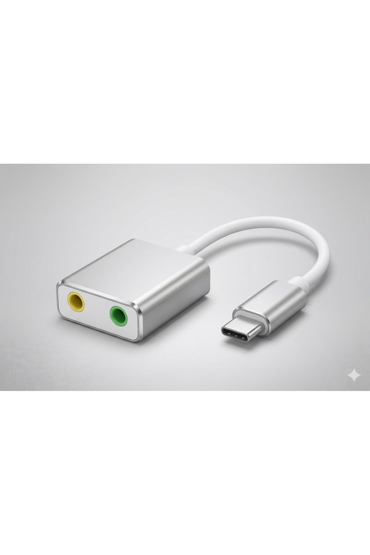 Type-C To 3.5mm Jack Çevirici USB-C To Kulaklık Mikrofon Ses Kartı Adaptör Notebook PC Dönüştürücü