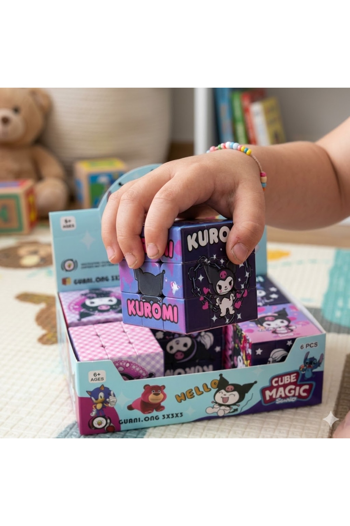 kt kuzey tacı Kuromi Temalı Sihirli Zeka Küpü Cube Magic Sanrio