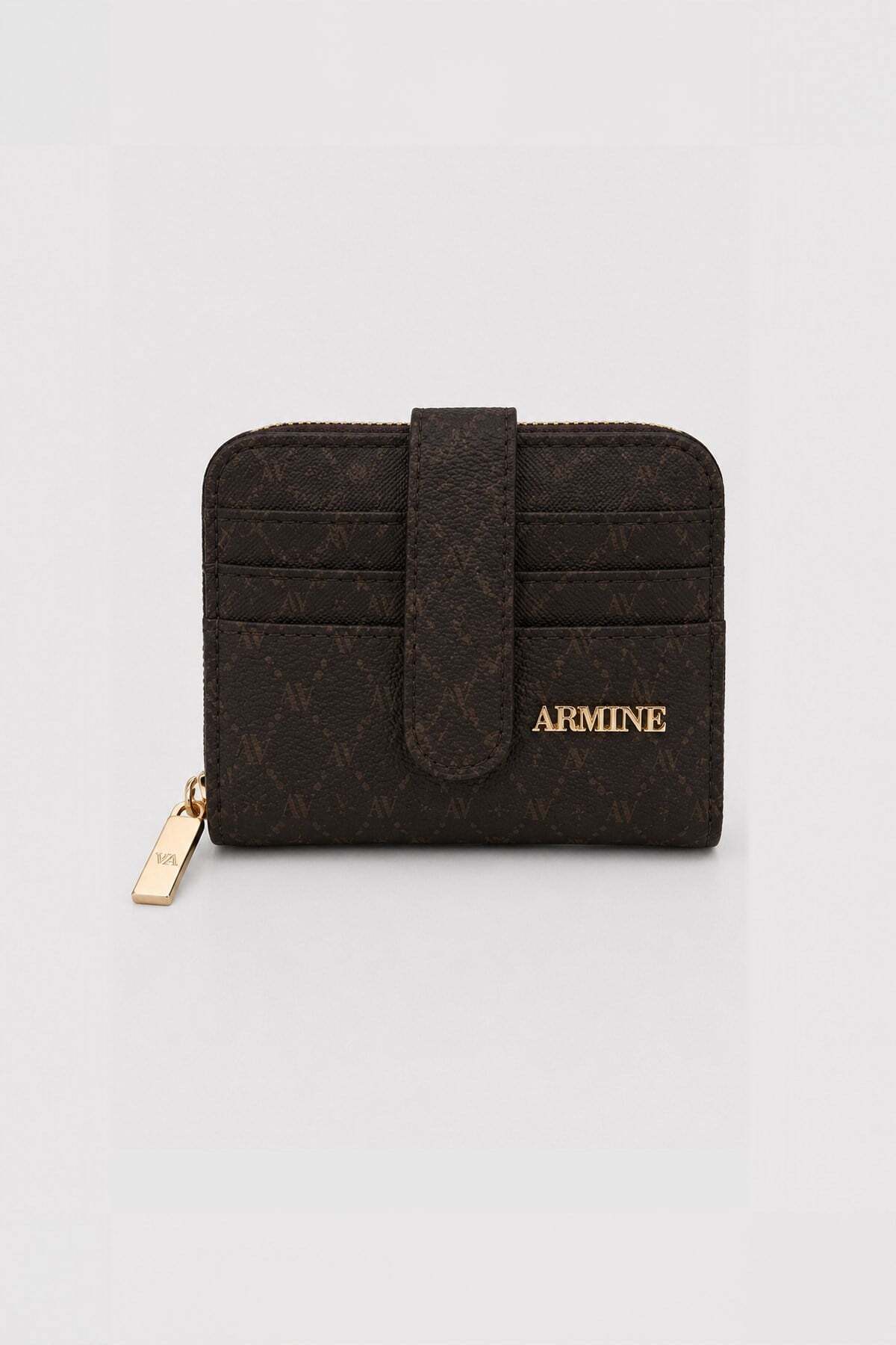Armine Dotted Wallet Brown